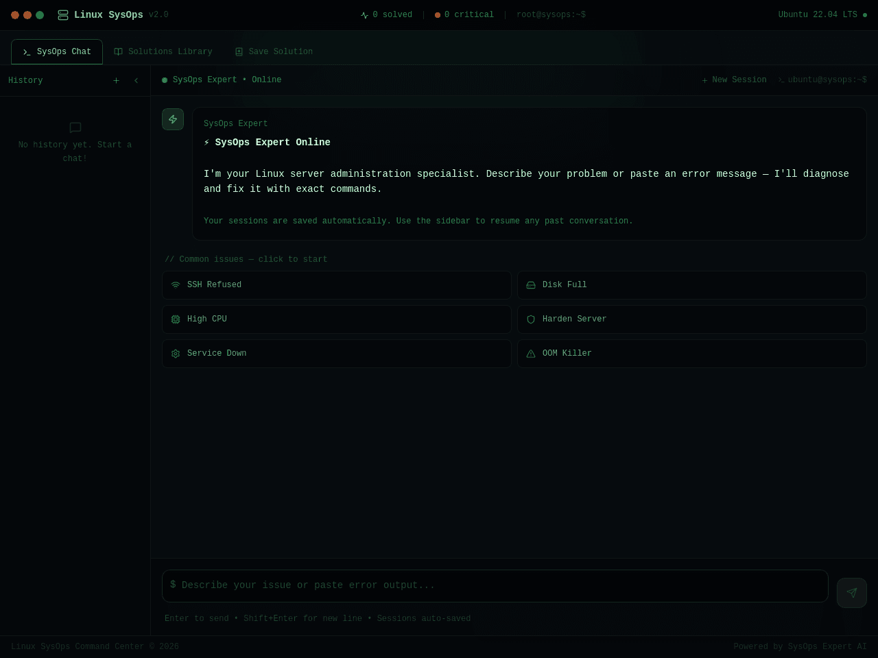 Server Command Portal