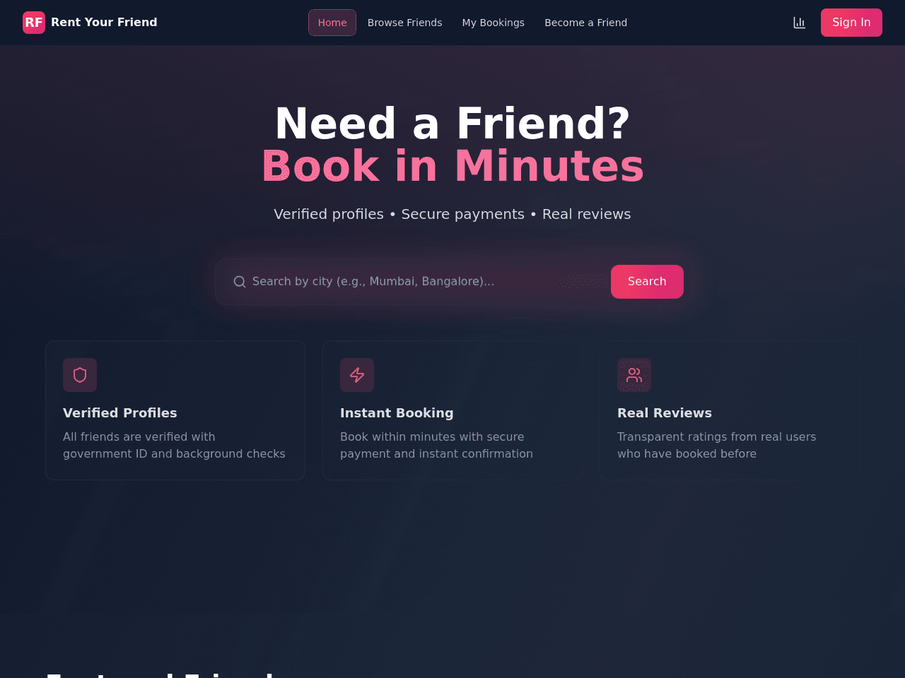 Friend Connect Portal