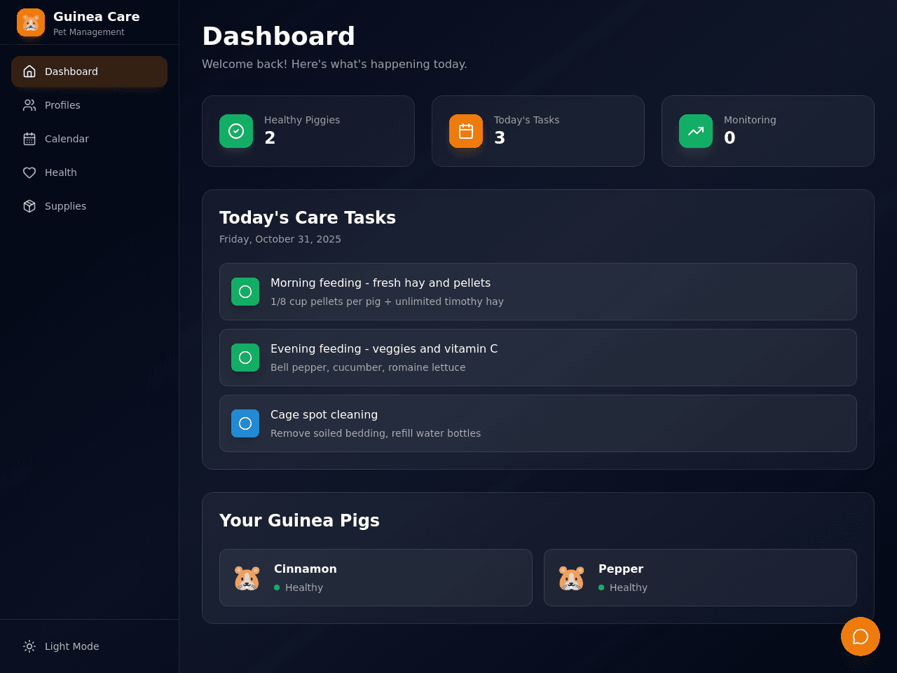Task Genie Dashboard
