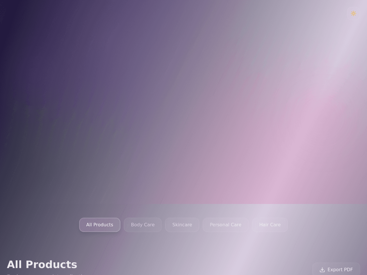 Beauty Portfolio Studio