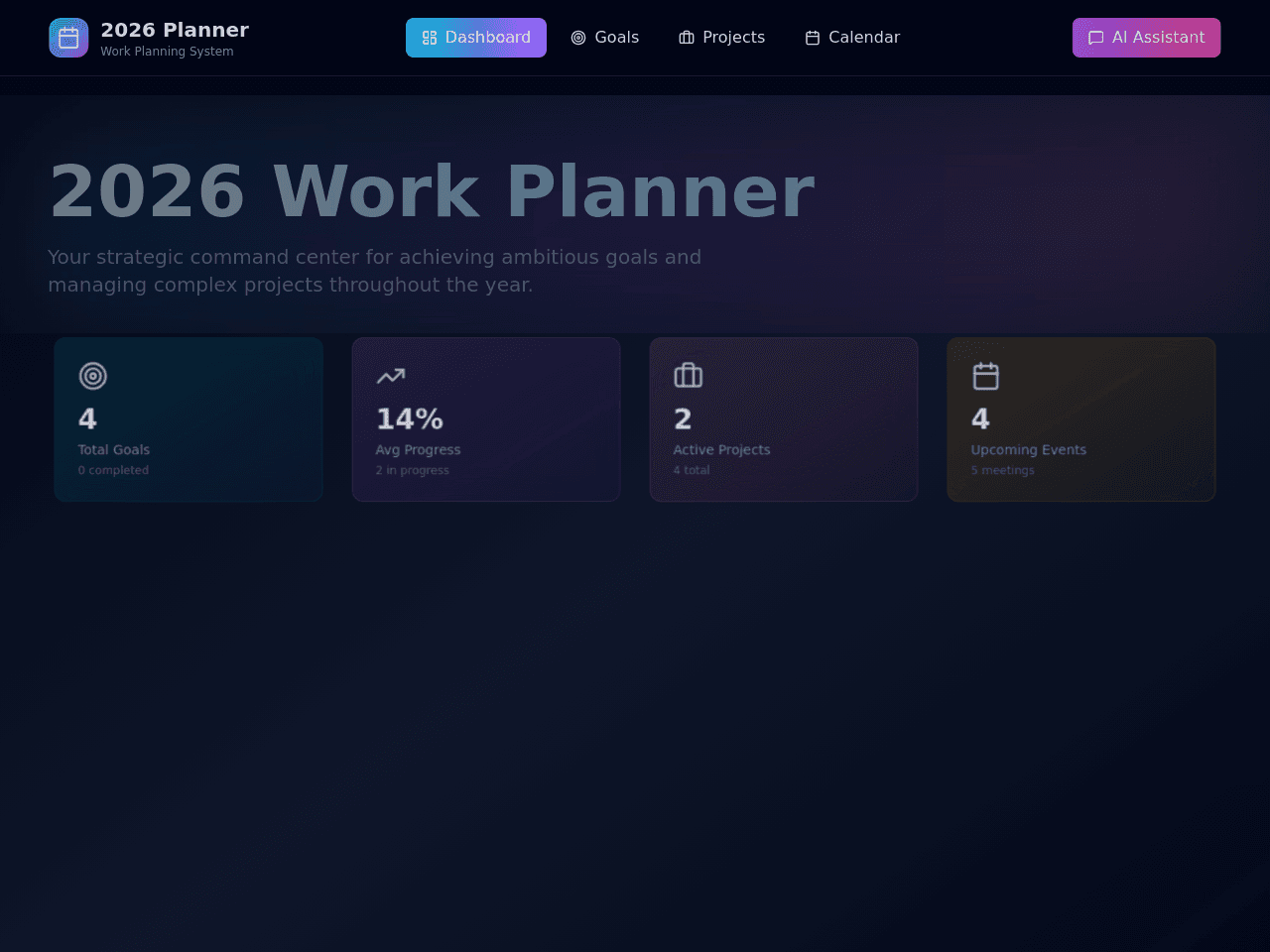 Vision Planner 2026
