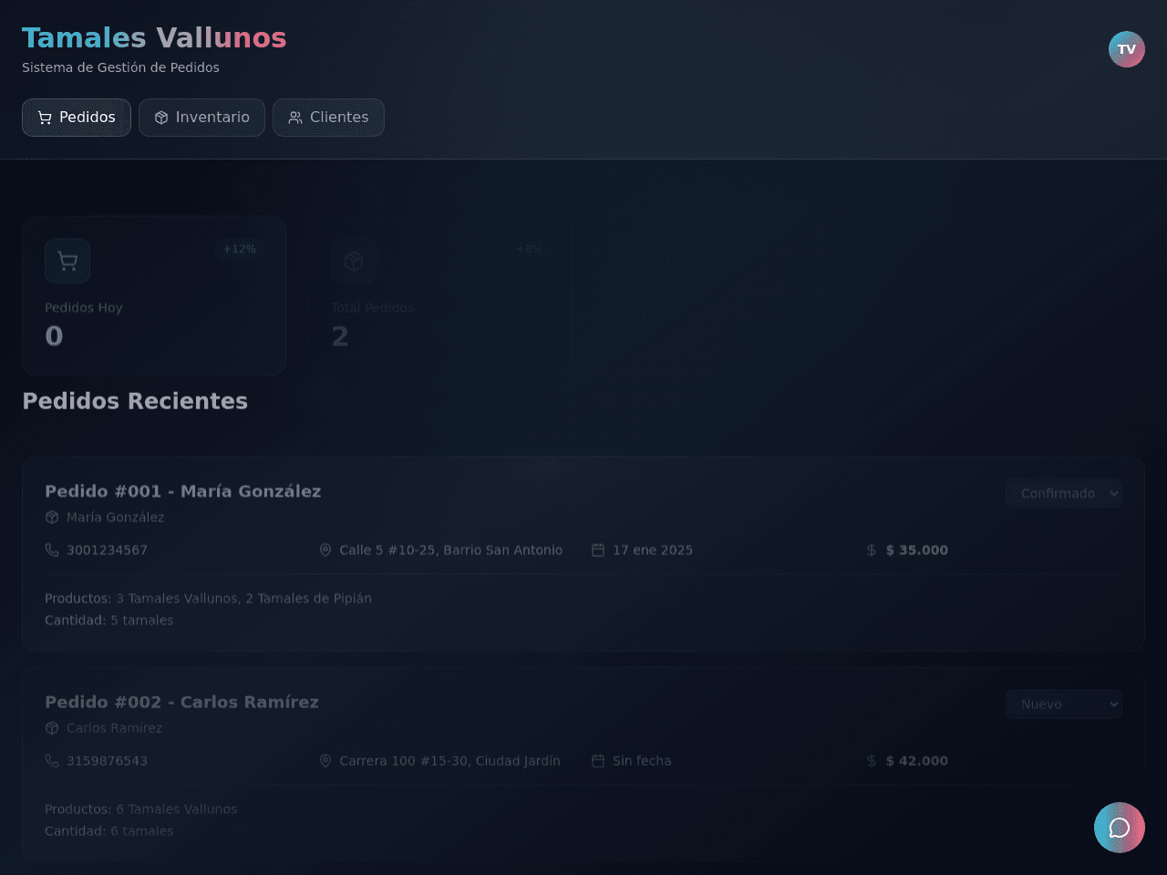 Tamale Order Portal