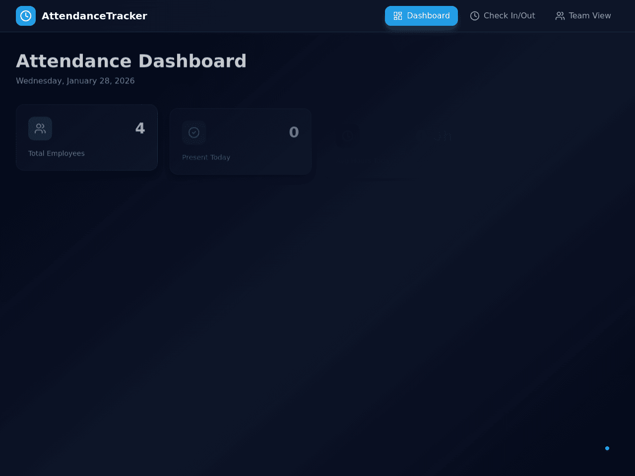 Attendance Tracker Pro