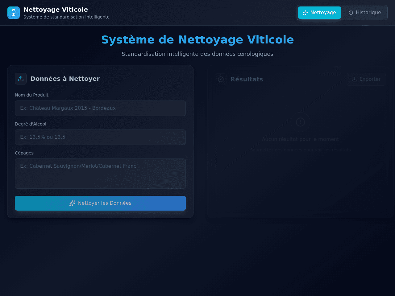 Product Cleanse Dashboard