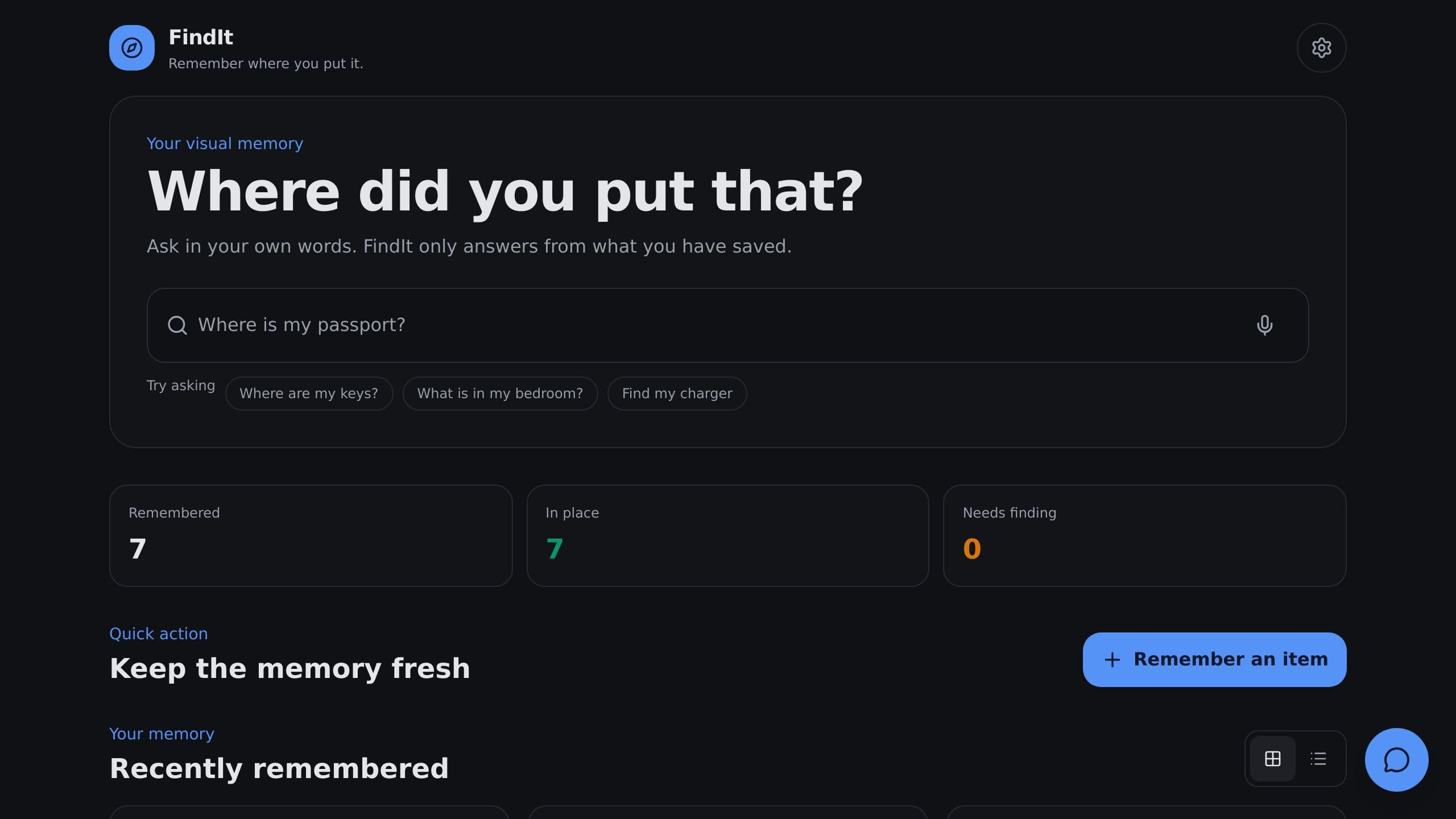 Item Locator