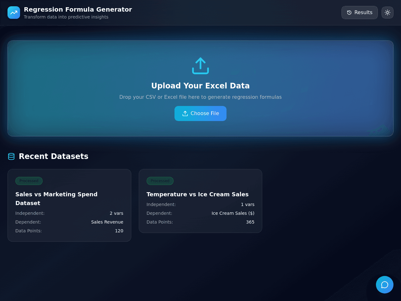 Regression Formula Studio