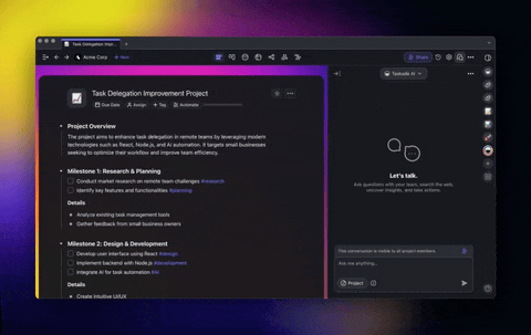 🤖 Chat with AI Teams, Instant Projects, New Tables, Microsoft Teams & Discord!