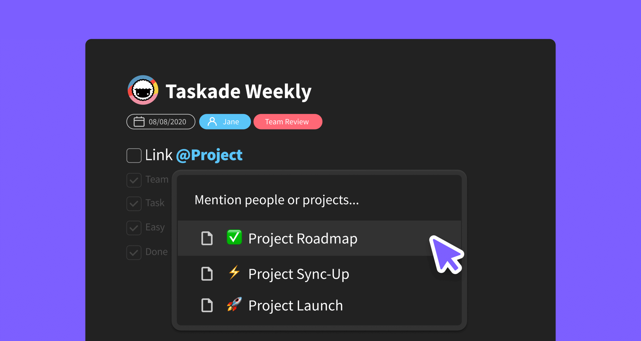 Crosslink, Hyperlink, Mobile Share Widget