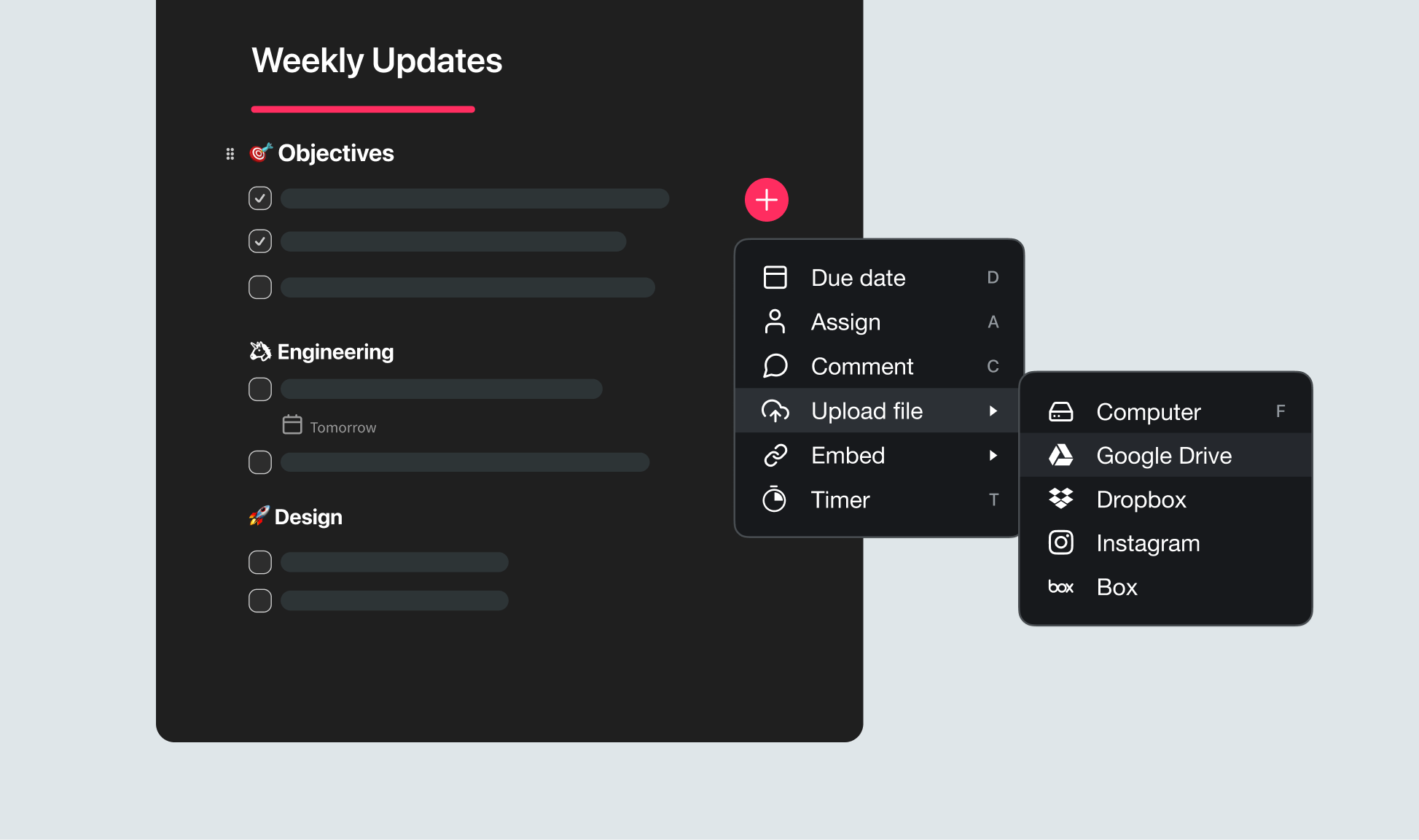🚀 Upload from Google Drive, Dropbox, Instagram, Custom Repeating Tasks