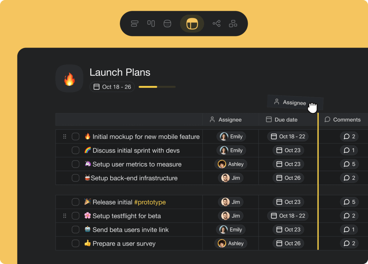 🚀 Action View, Timestamps, Mobile Widgets