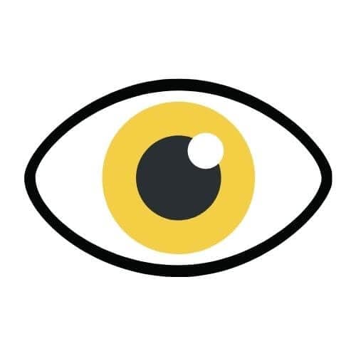 Close-up of a human eye, representing the ImageNet moment when machine vision surpassed hand-designed computer vision methods