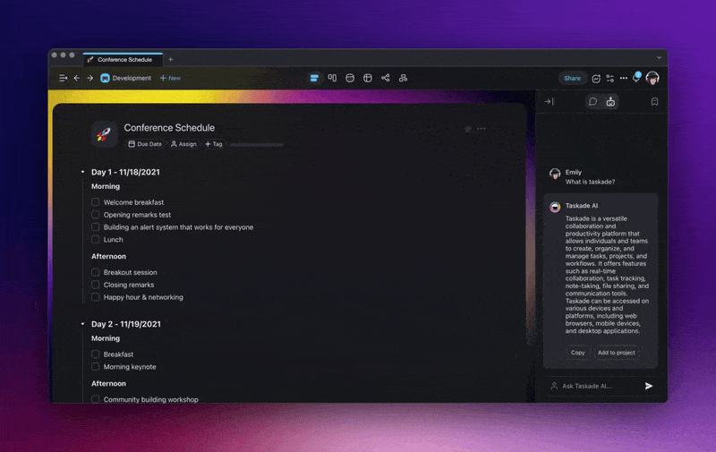 🤖 AI Personas, Prompt Templates, CSV Importer, Manage Projects in Bulk