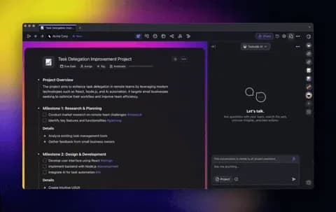 🤖 Chat with AI Teams, Instant Projects, New Tables, Microsoft Teams & Discord!