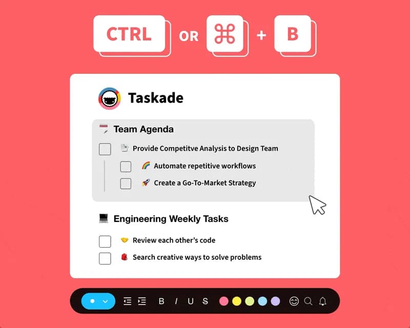 Multiselect Tasks, Reorder Shortcut, Project Activity