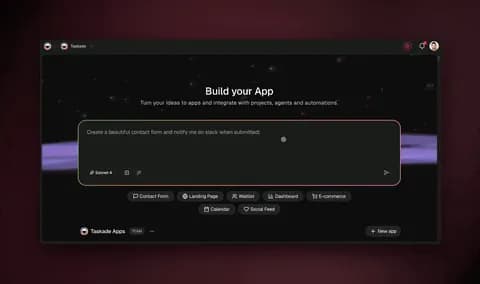 Seven AI apps built in one day with Taskade Genesis, every demo embedded live and one-click cloneable