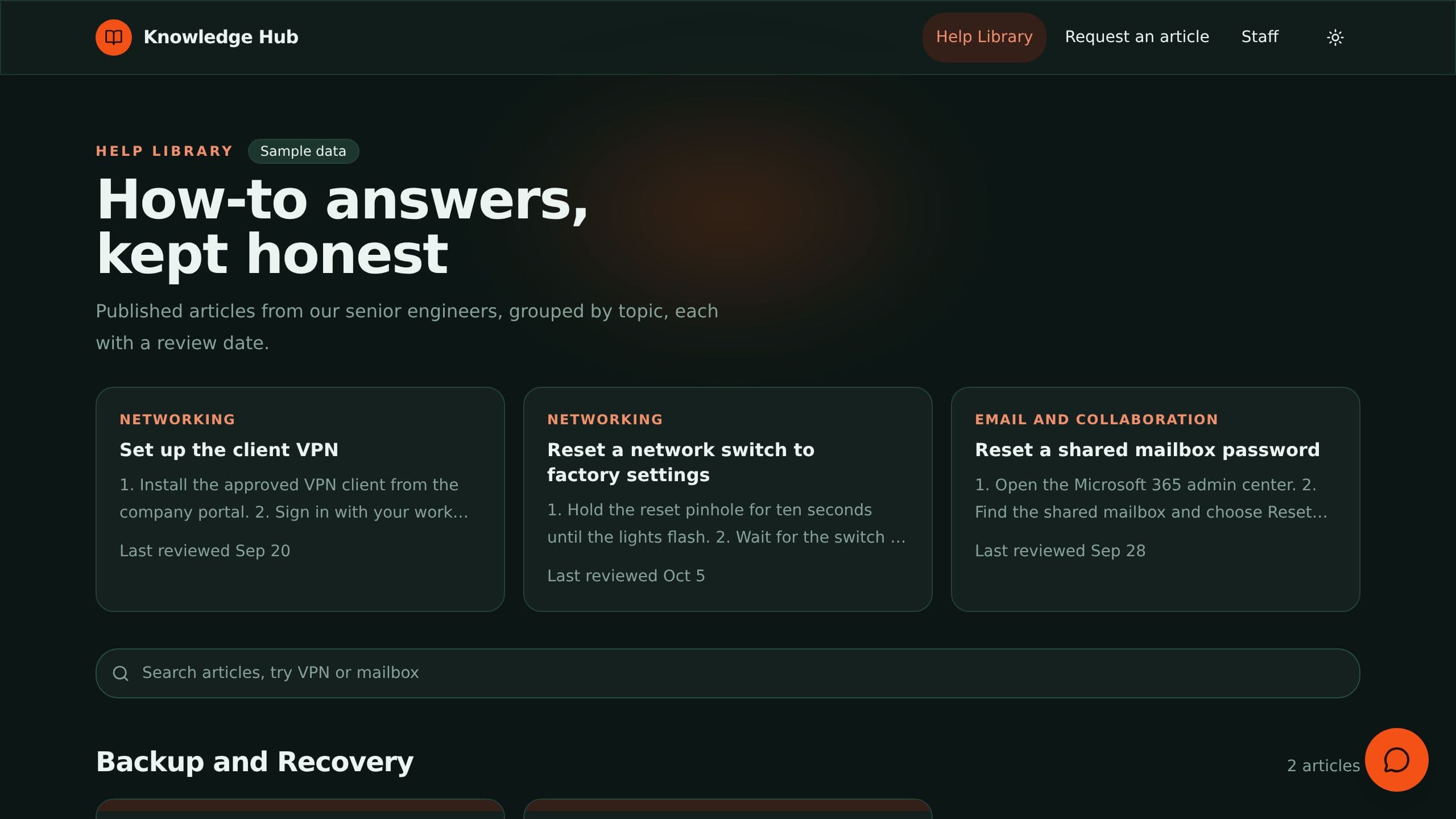 Knowledge Management Software preview