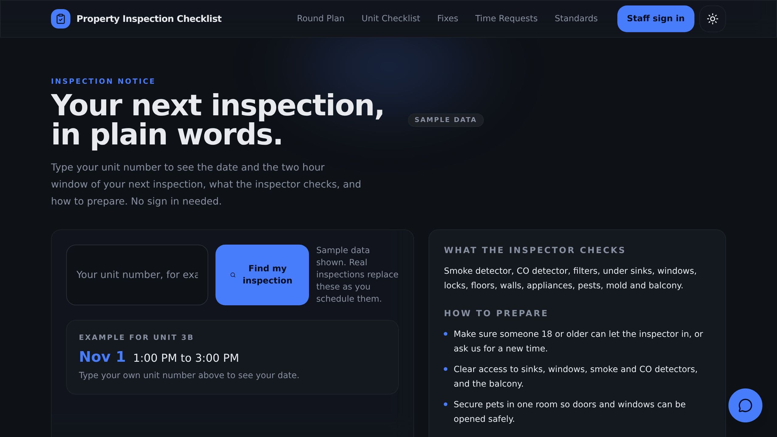 Property Inspection Checklist preview
