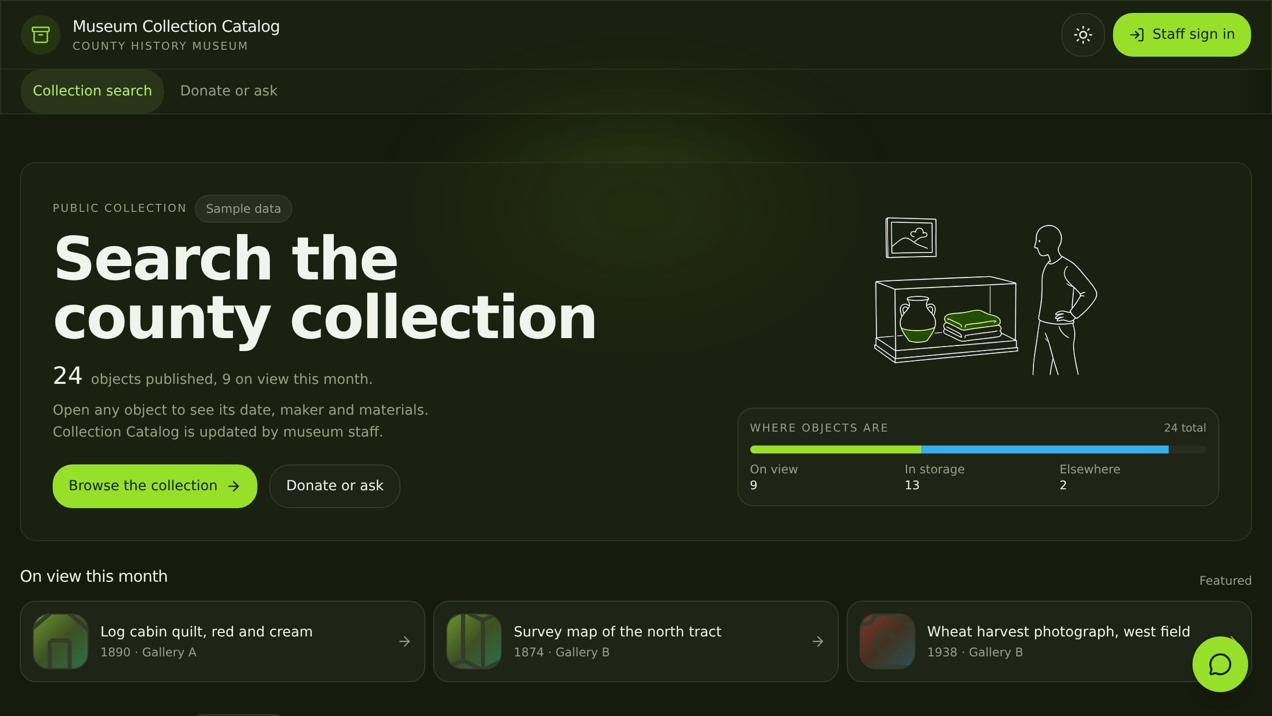 Museum Collection Catalog preview