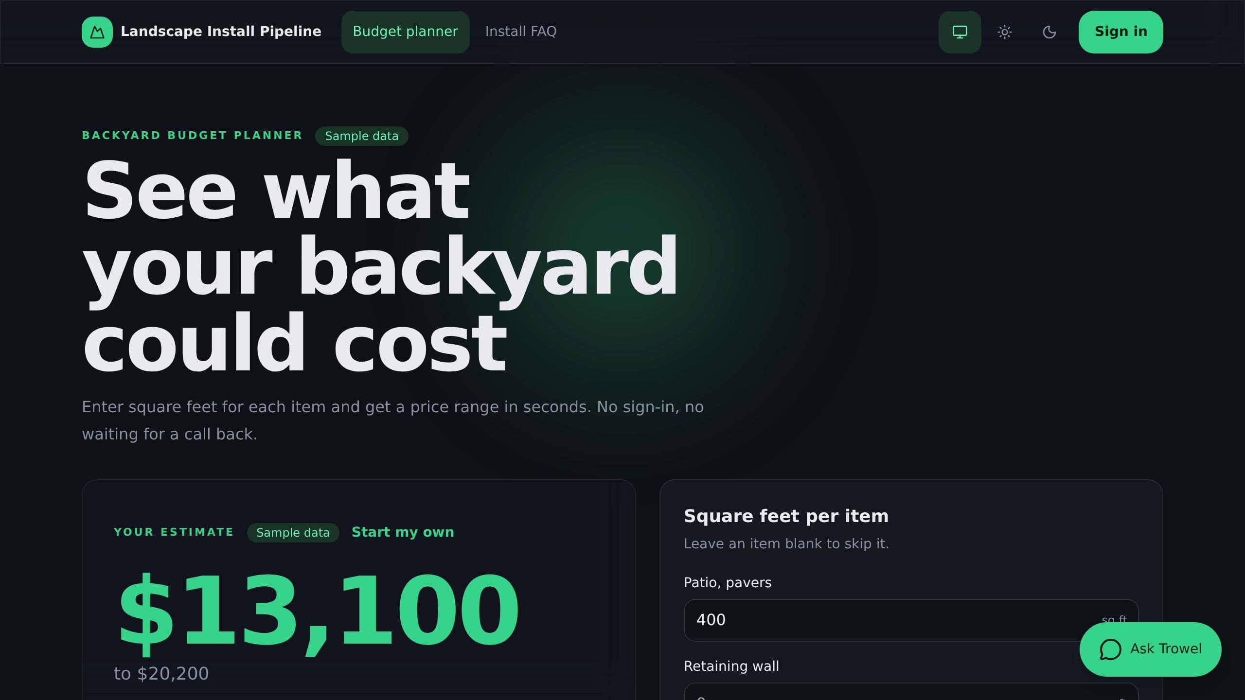 Landscape Install Pipeline preview
