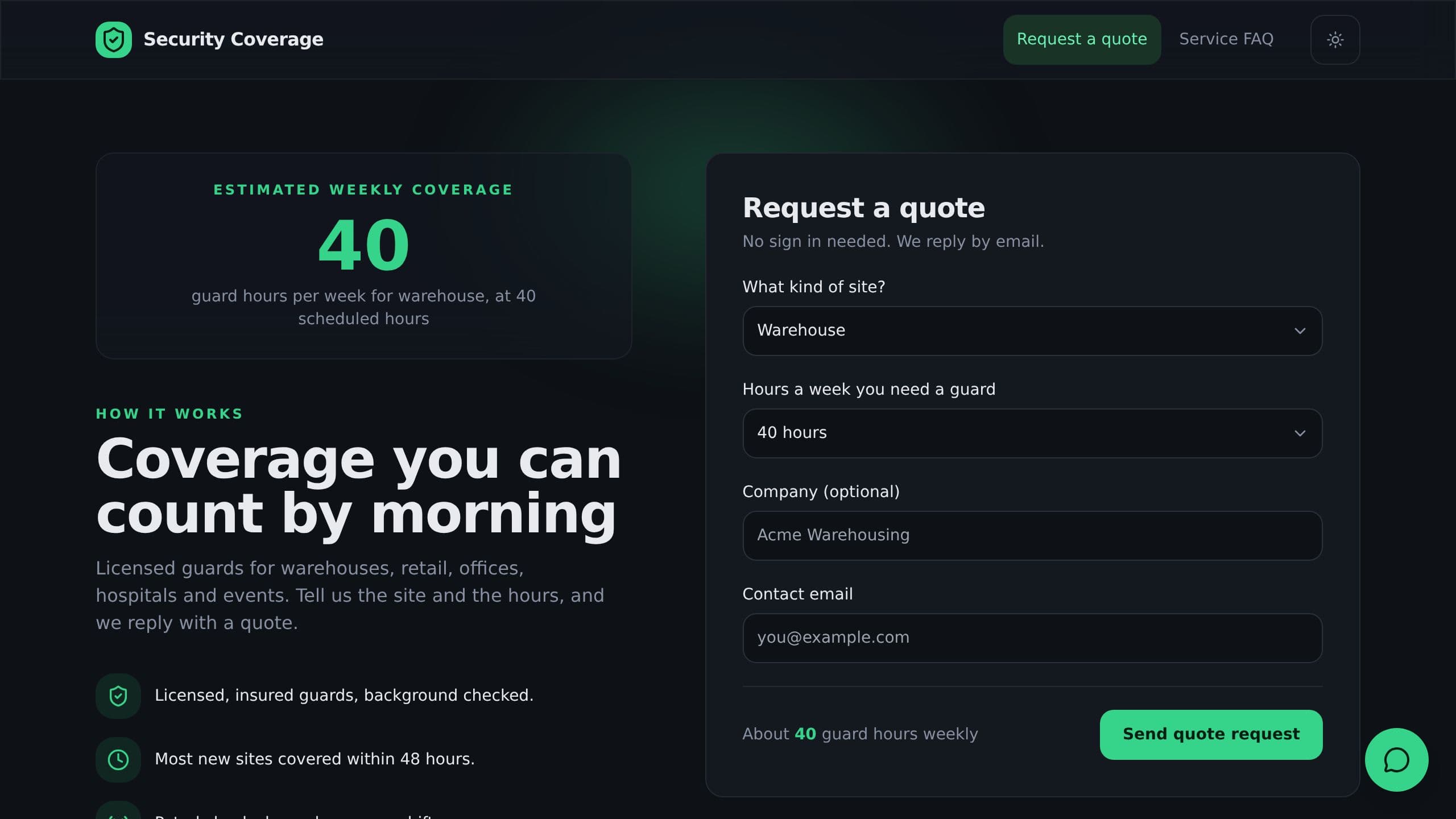Security Coverage Dashboard preview