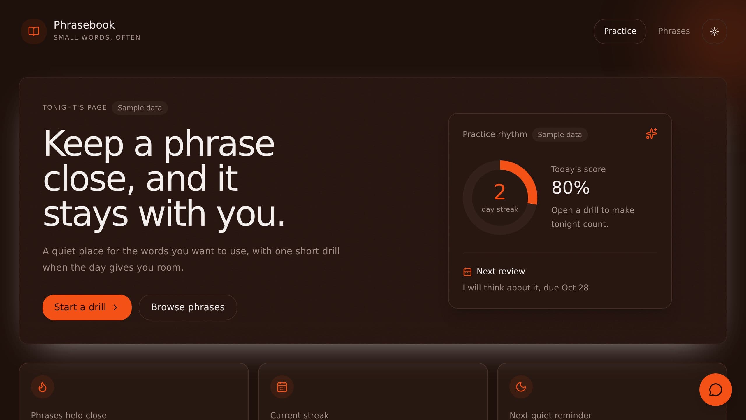 Language Phrase Drills preview