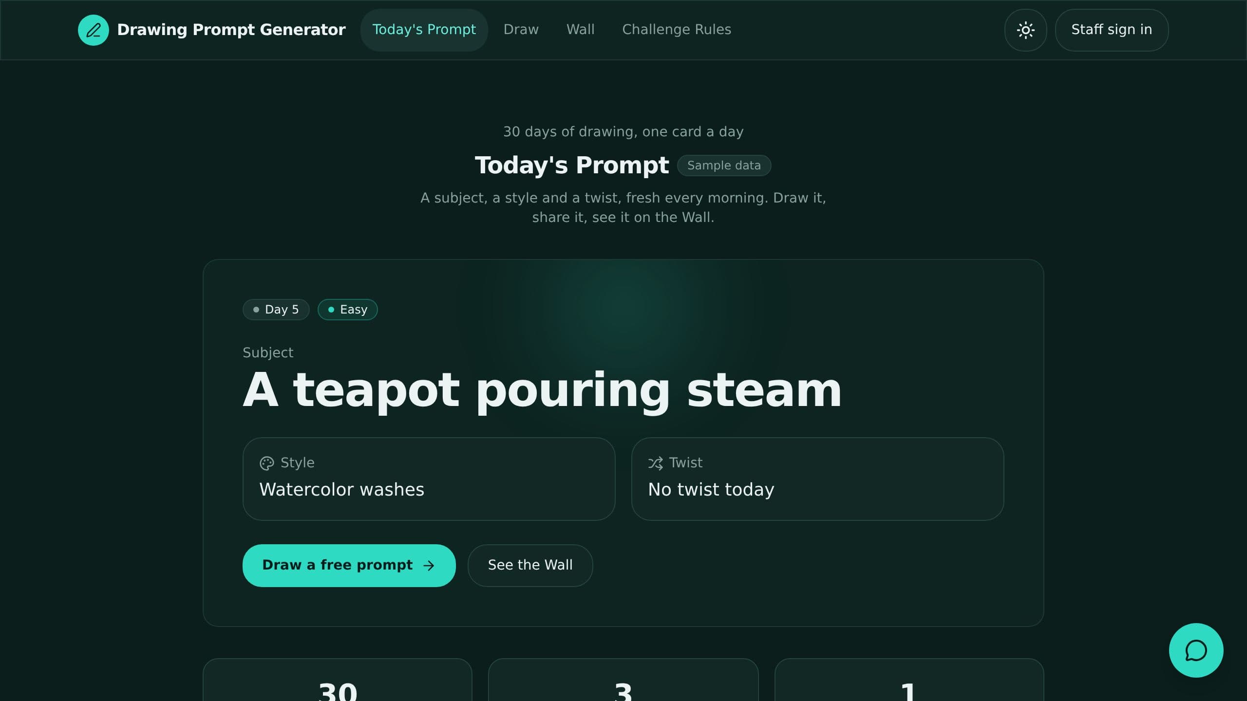 Drawing Prompt Generator preview