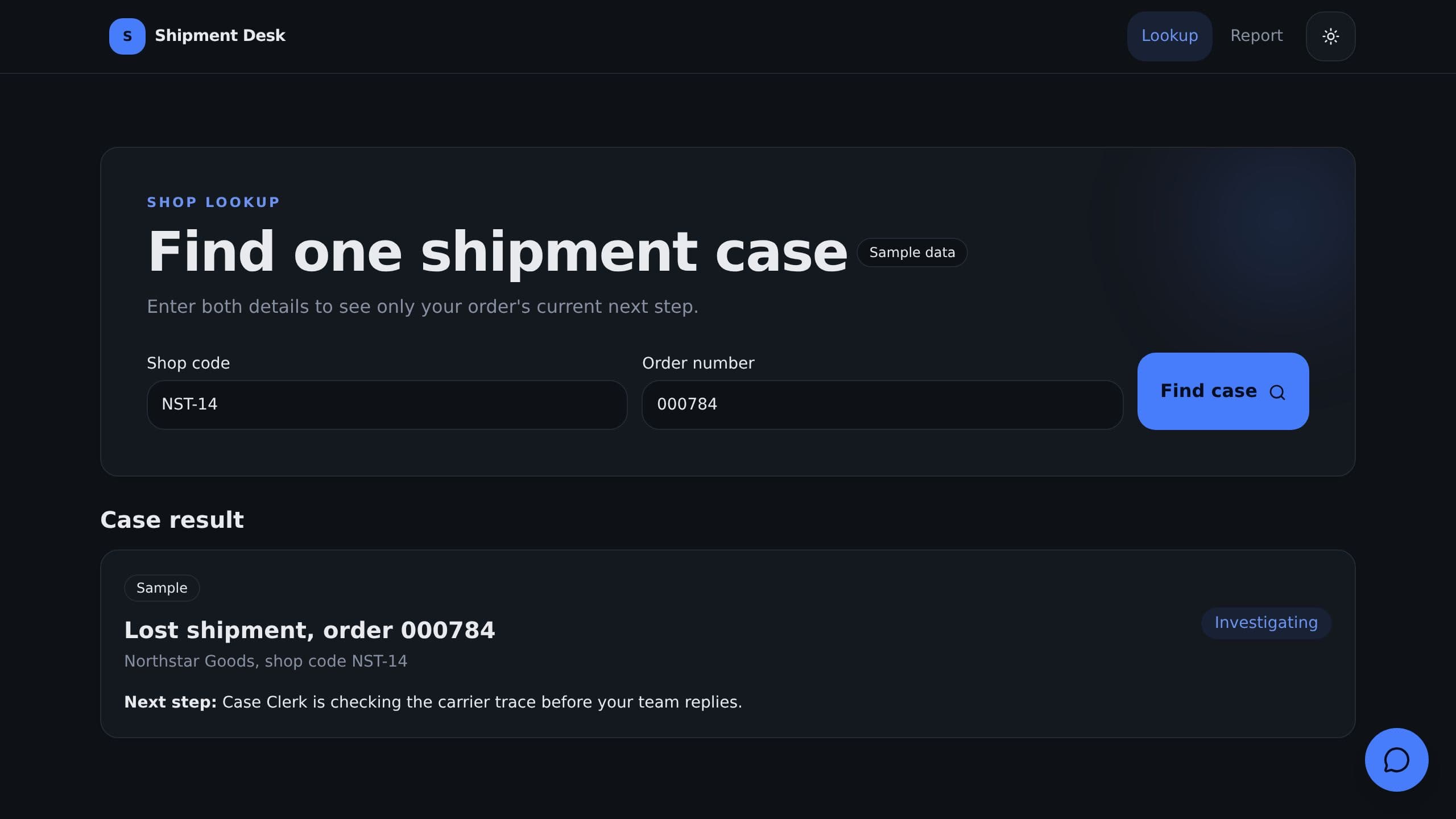 Shipment Exception Management preview