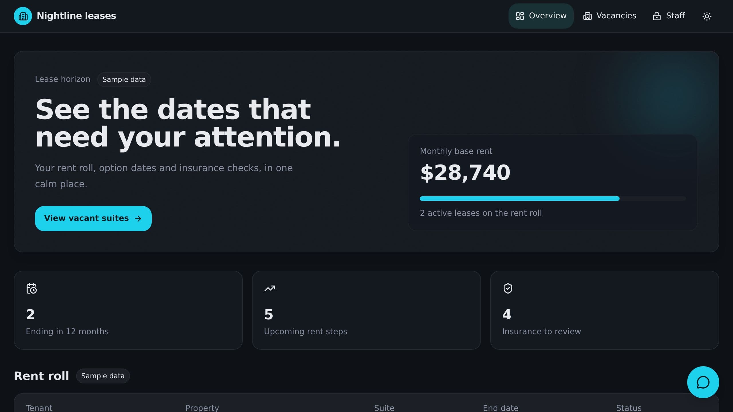 Commercial Lease Tracker preview