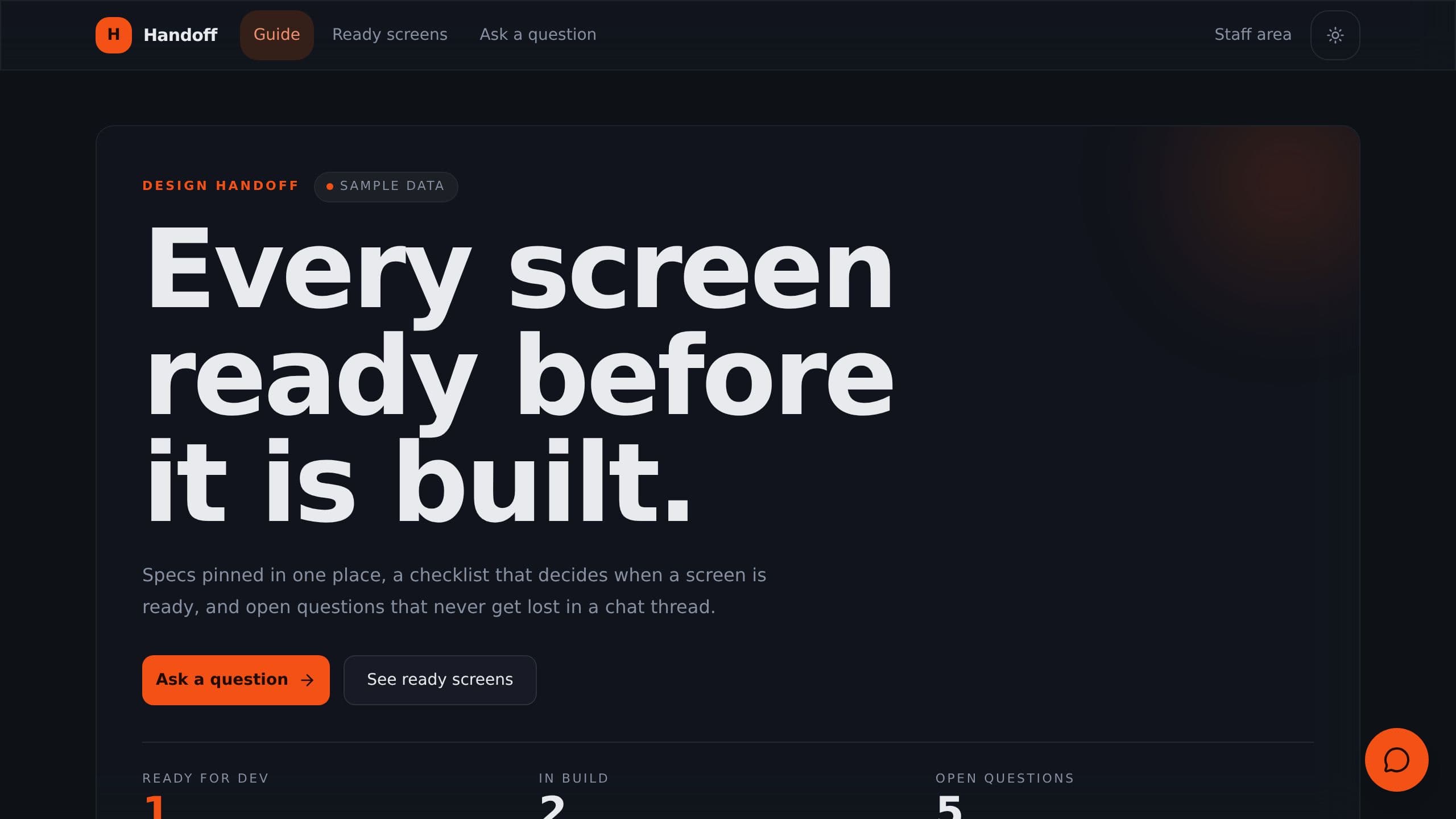 Design Handoff Checklist preview
