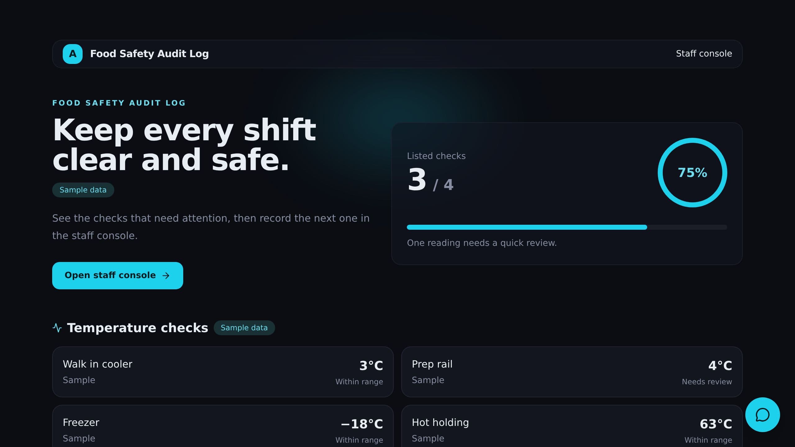 Food Safety Log preview