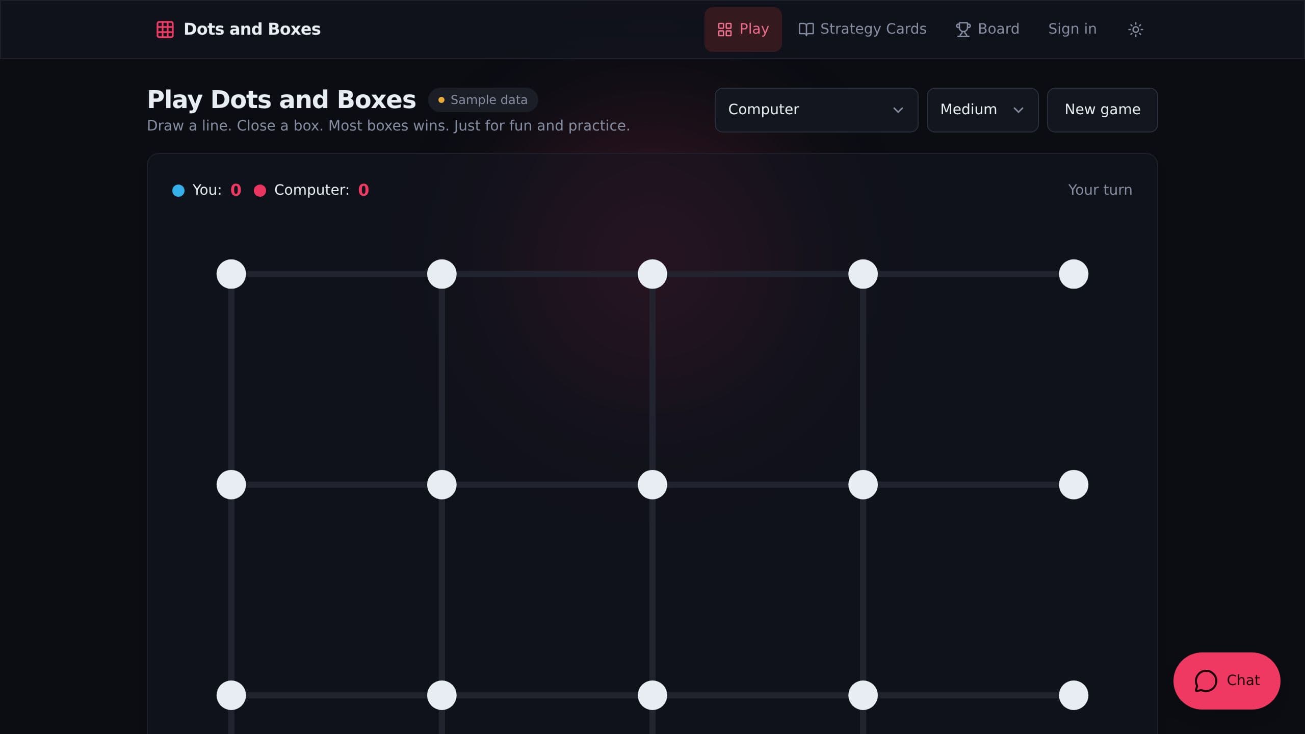 Dots and Boxes preview