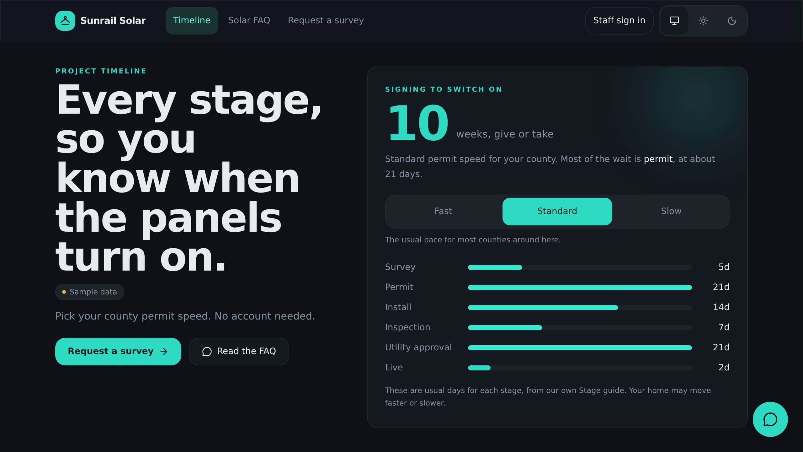 Solar Installer Dashboard preview