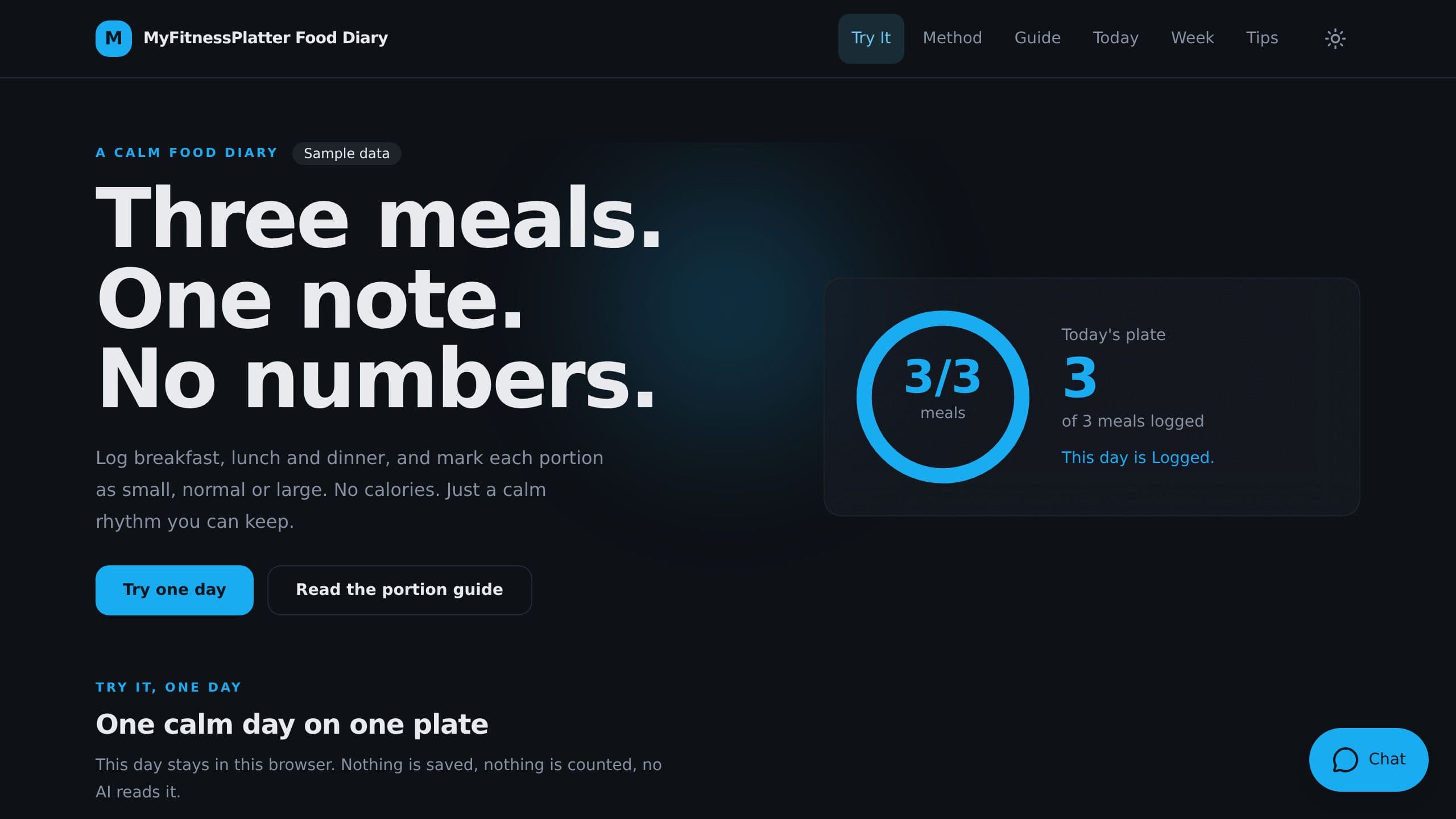 Simple Meal Log preview