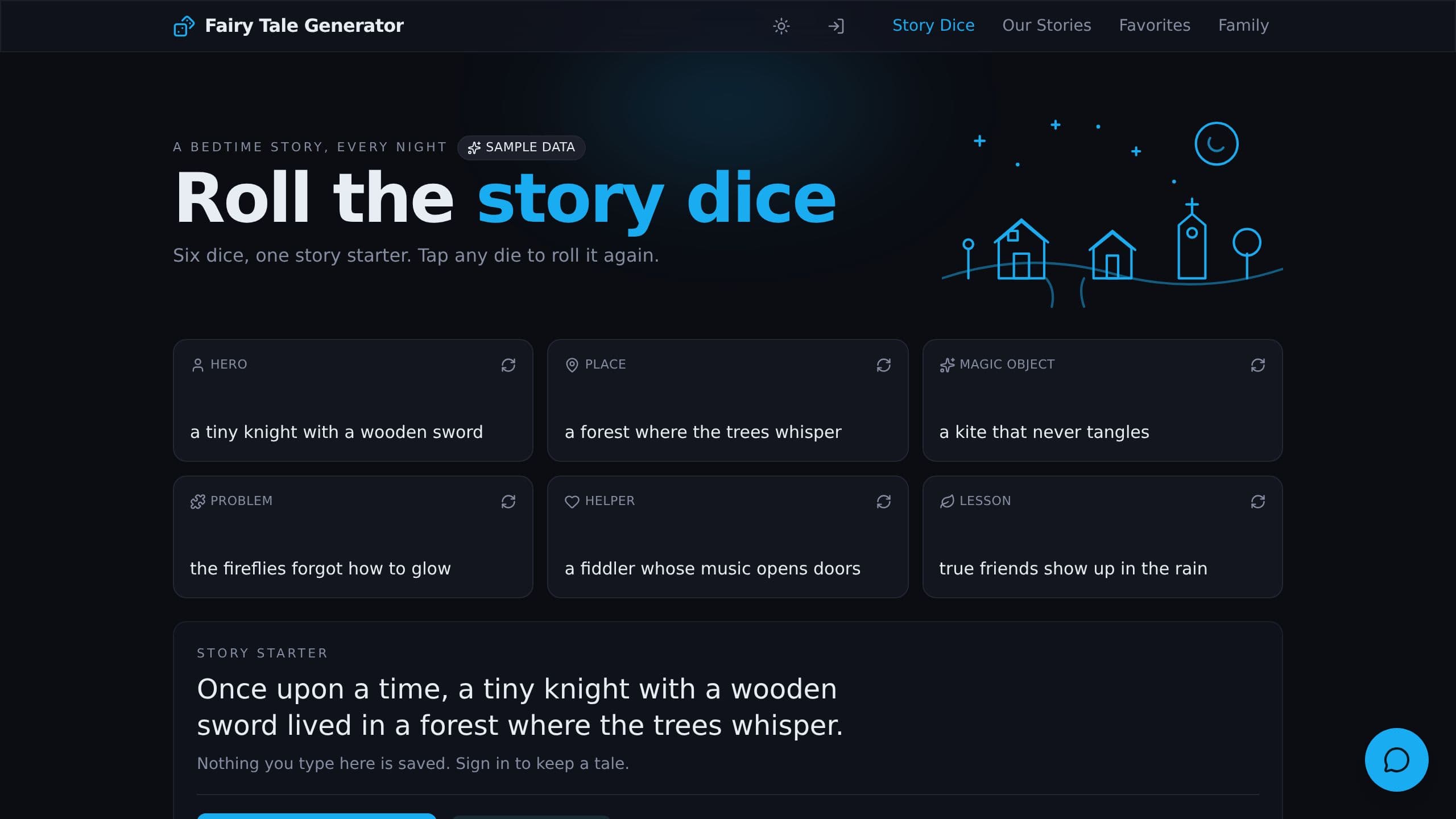 Fairy Tale Generator preview