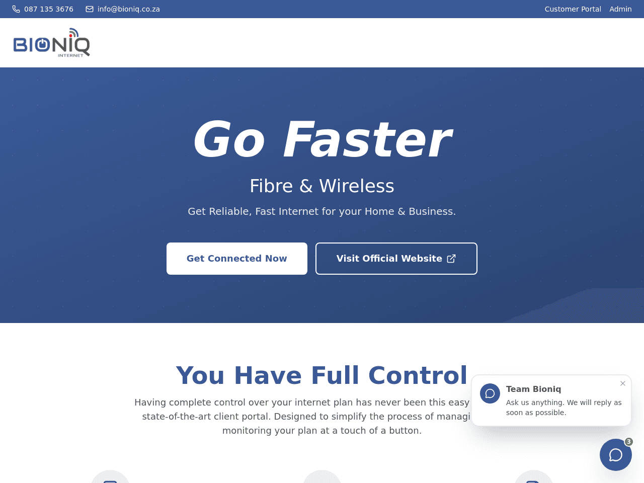 Bioniq Registration Portal