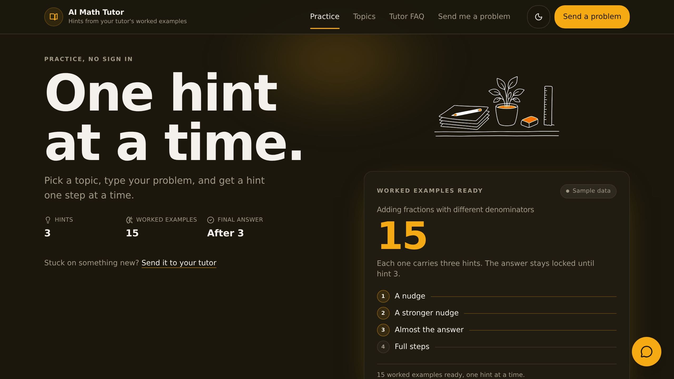 AI Math Tutor preview