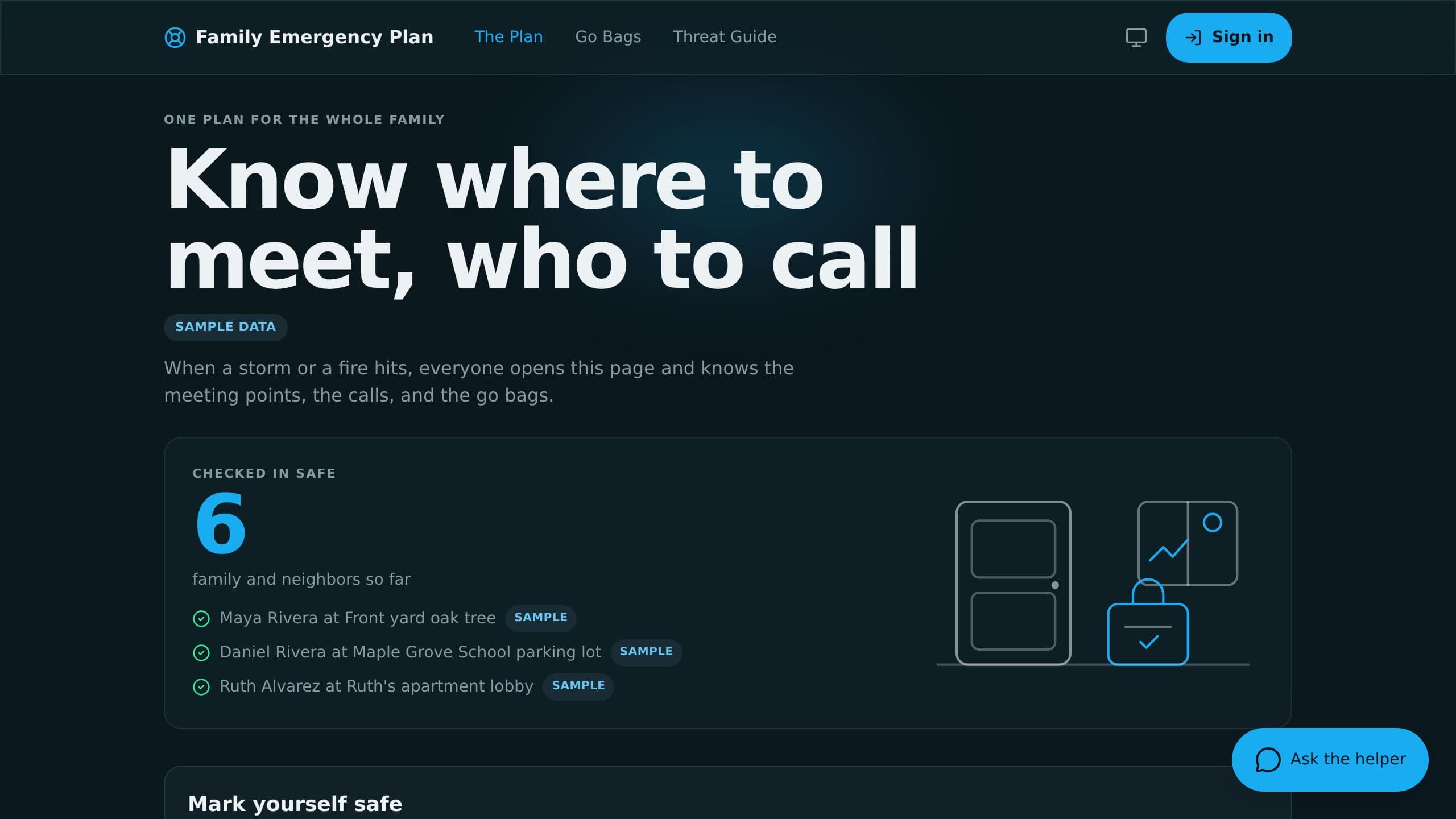 Family Emergency Plan preview