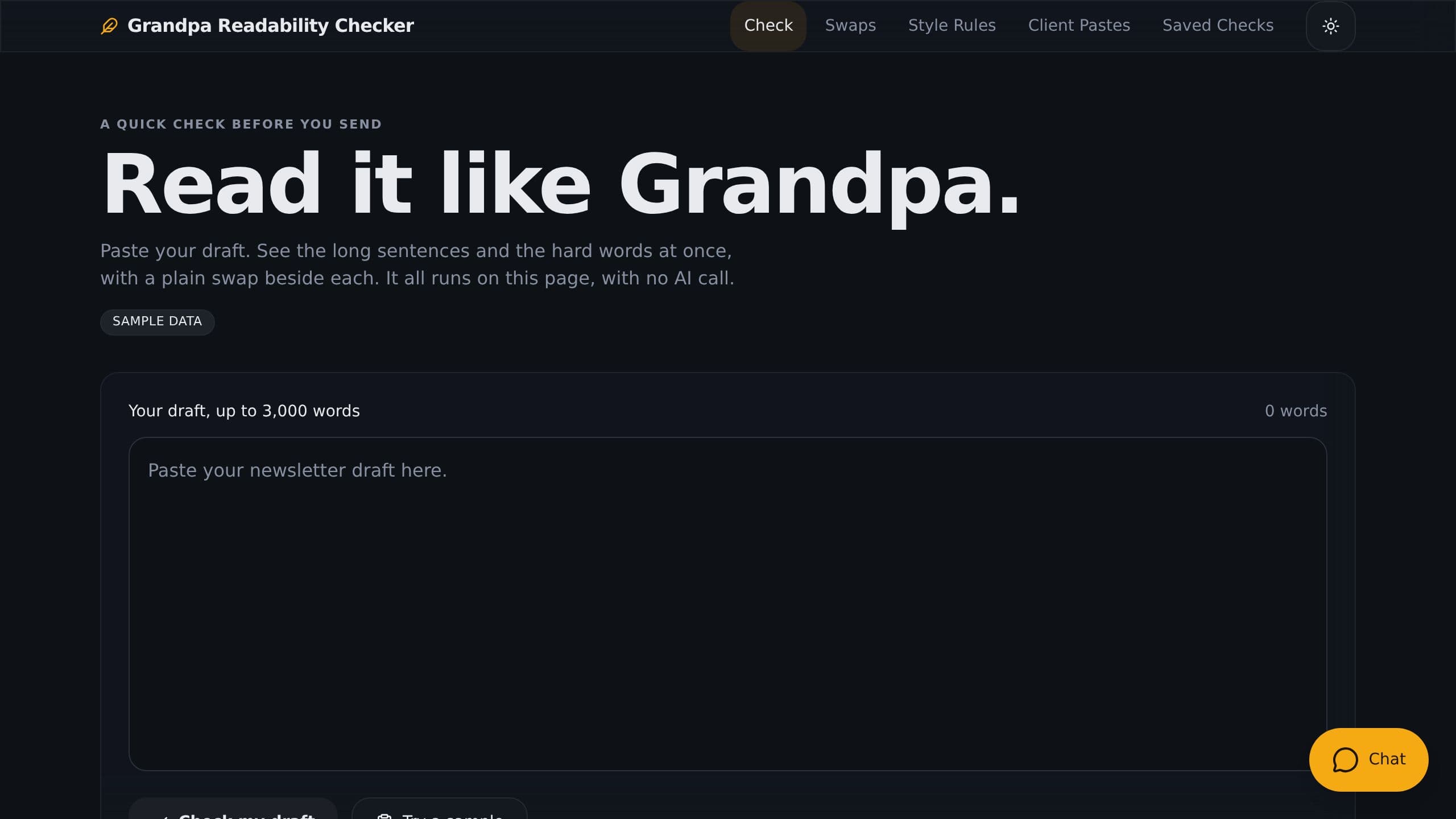 Plain Words Checker preview