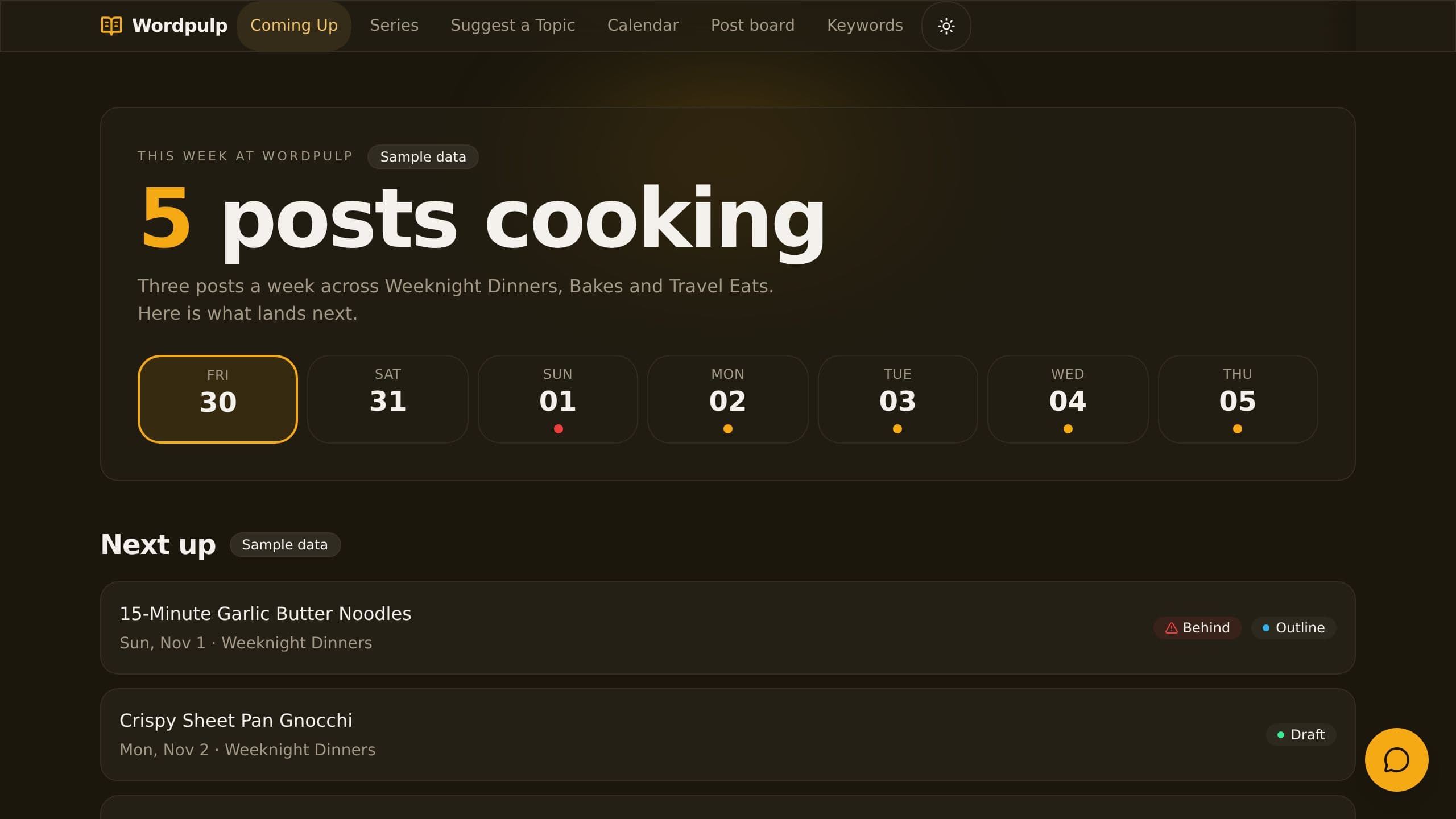 Blogger Post Calendar preview
