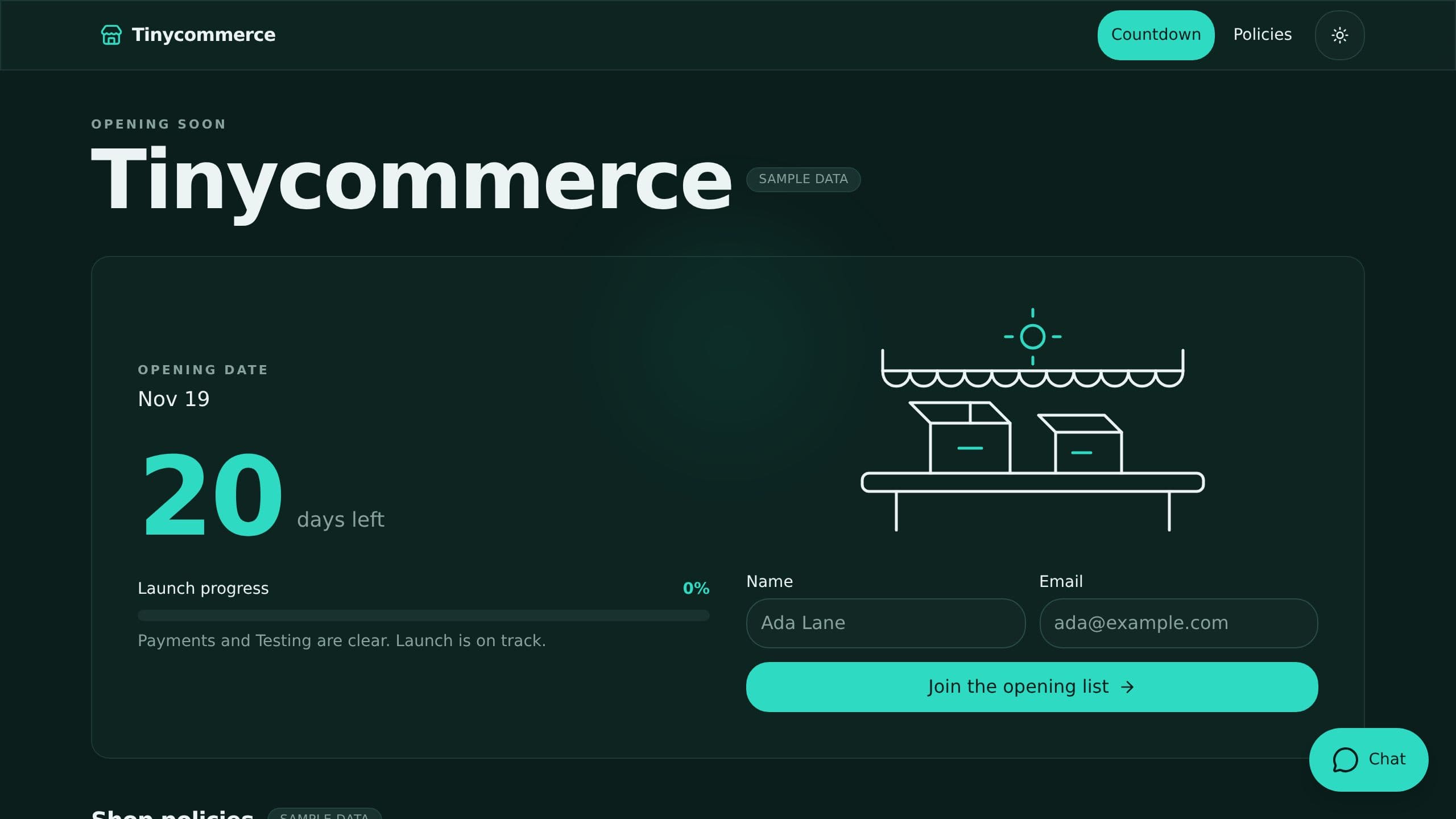 Shop Launch Checklist preview
