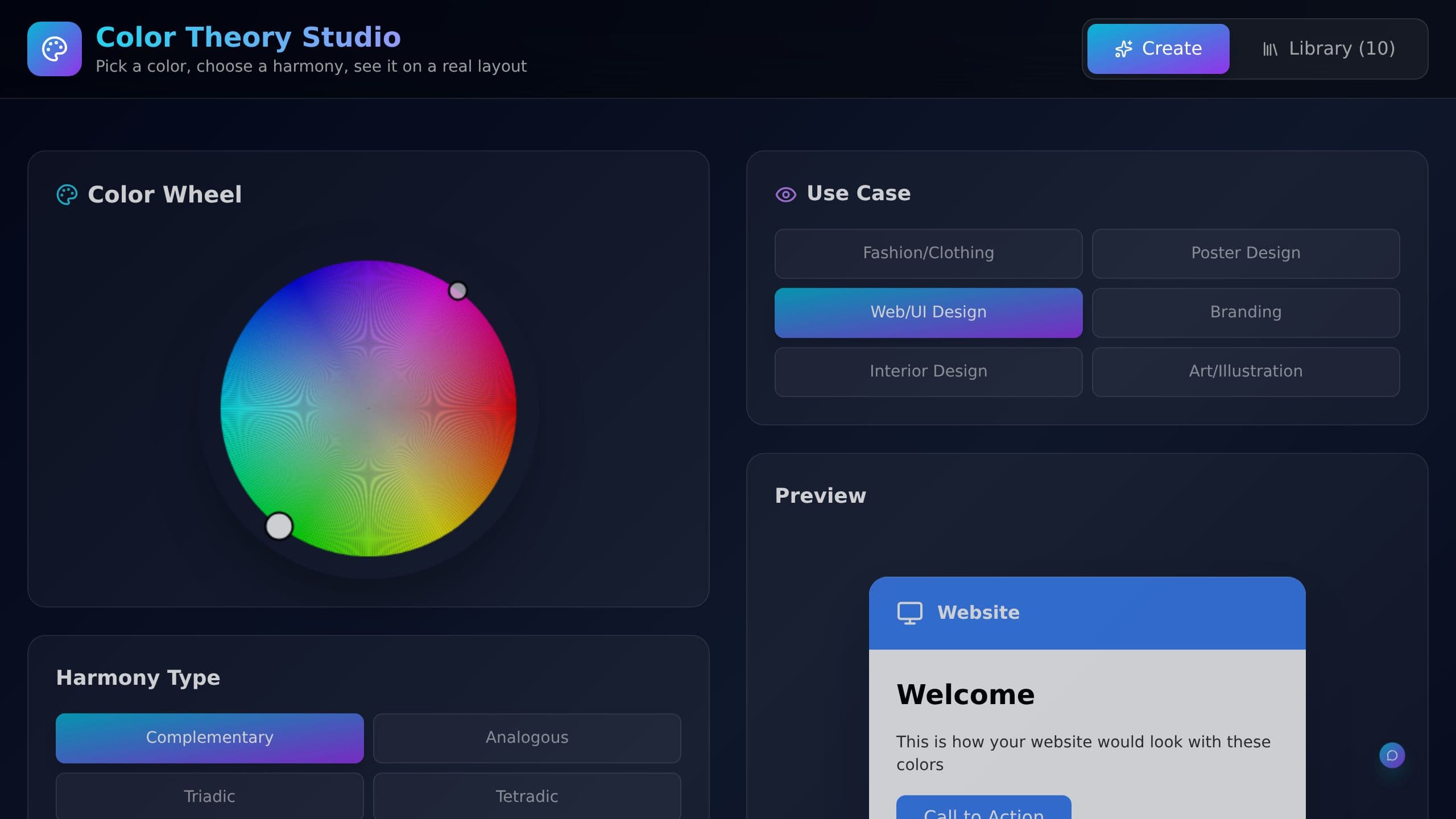 Color Theory Studio preview