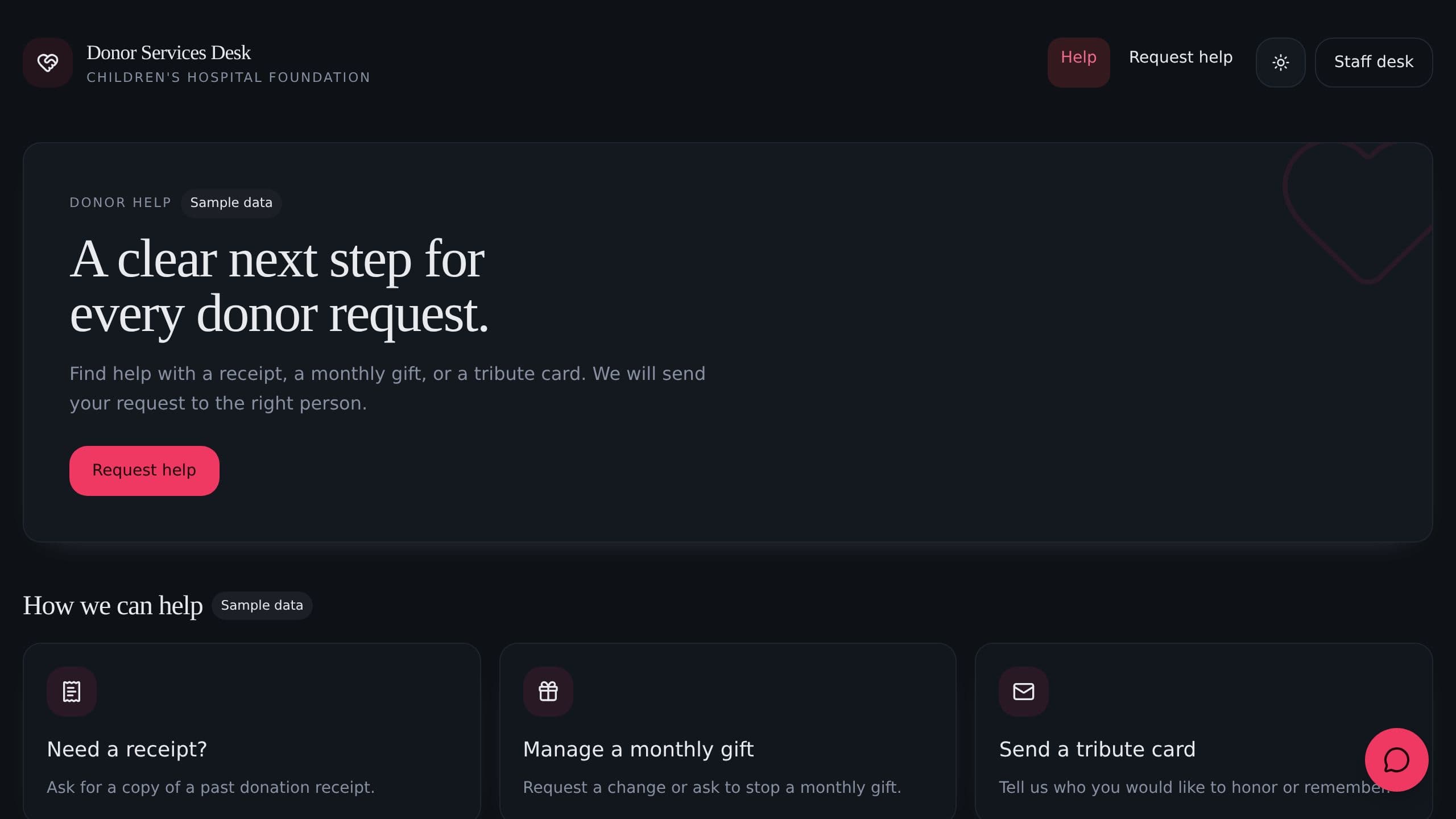 Nonprofit Help Desk preview