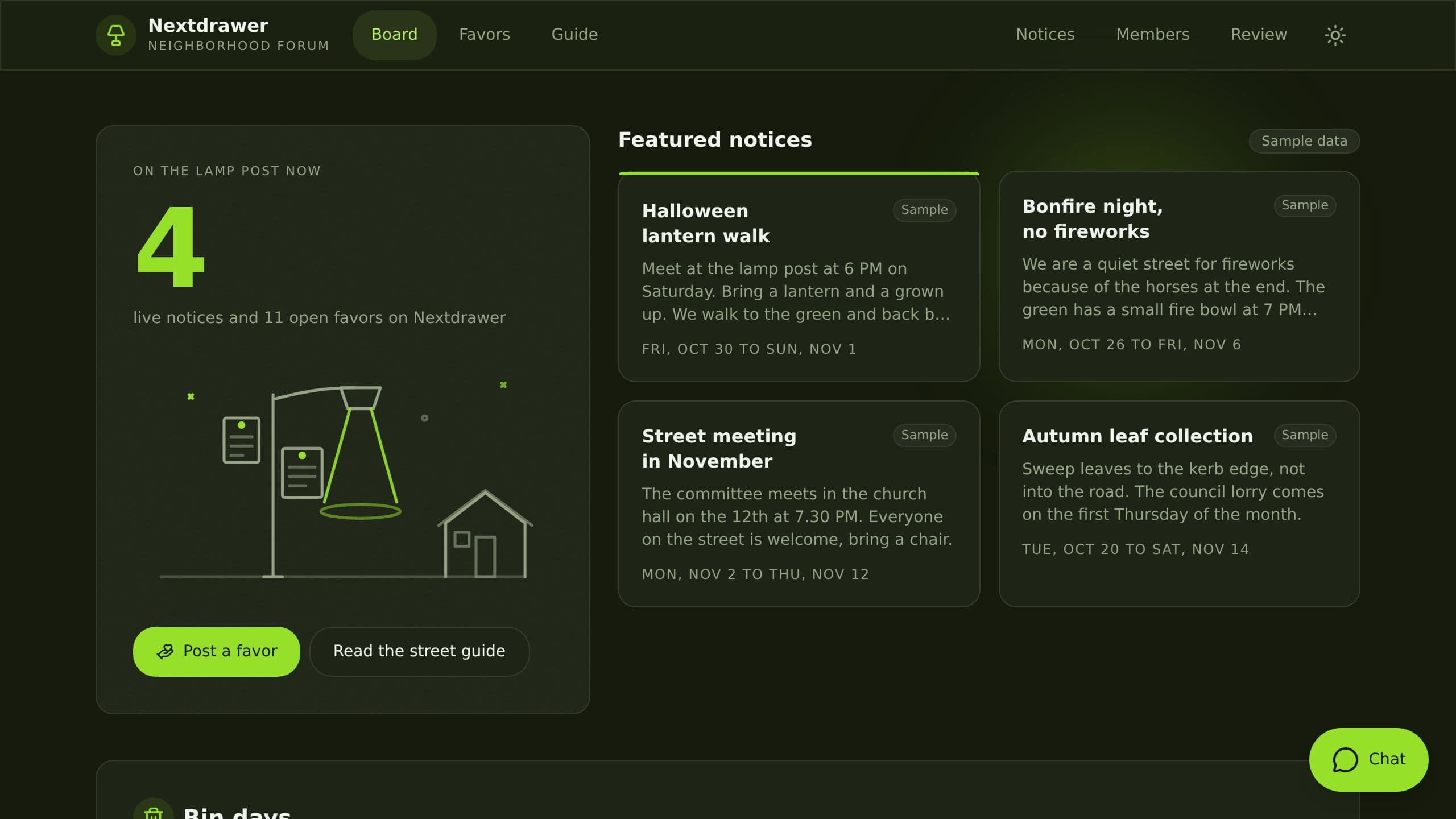 Street Neighbor Board preview