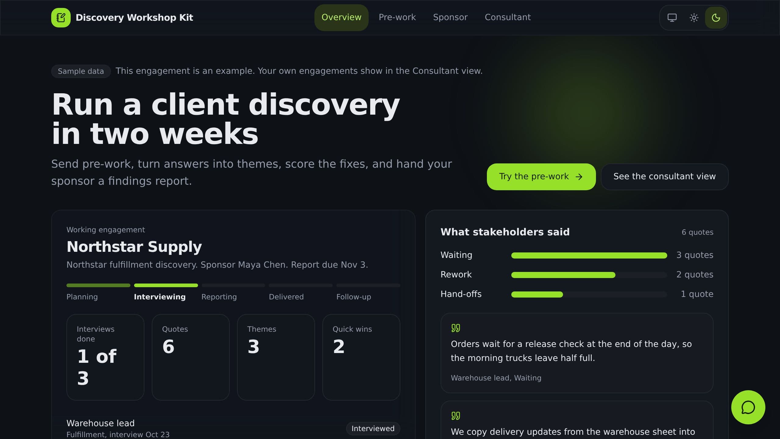 Discovery Workshop Kit preview
