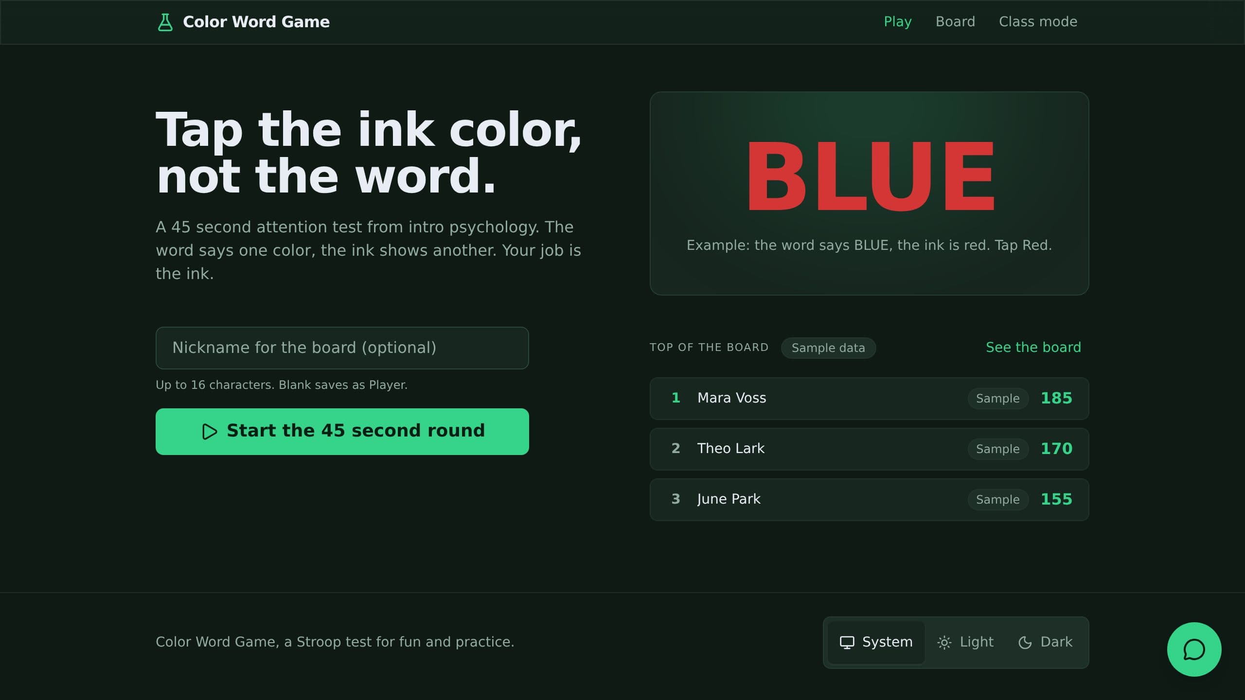 Color Word Game preview