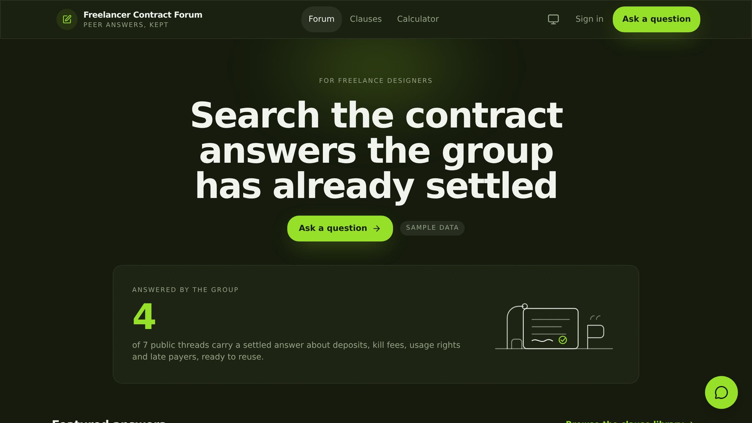 Freelancer Contract Forum preview