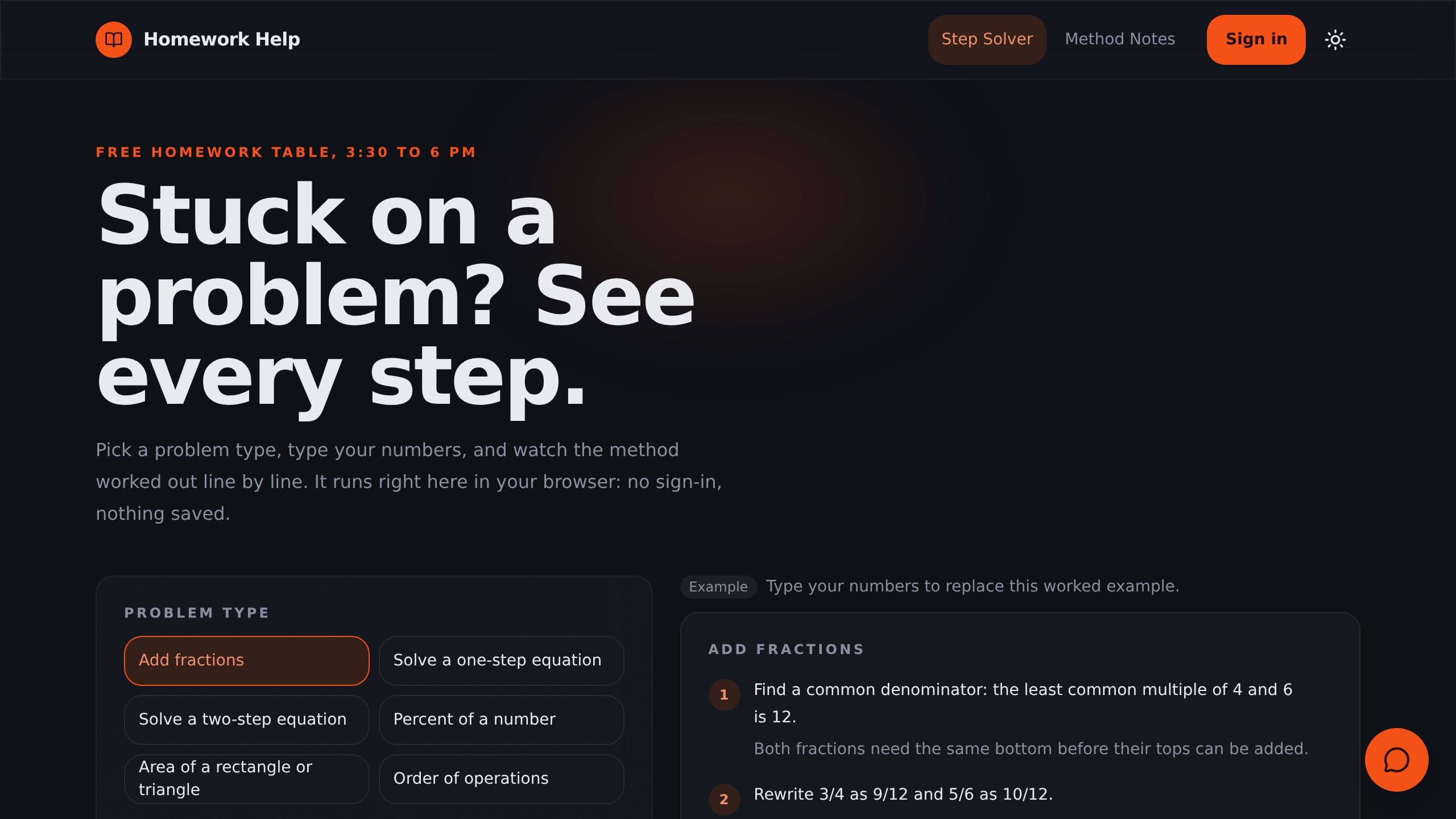 Homework Help App preview