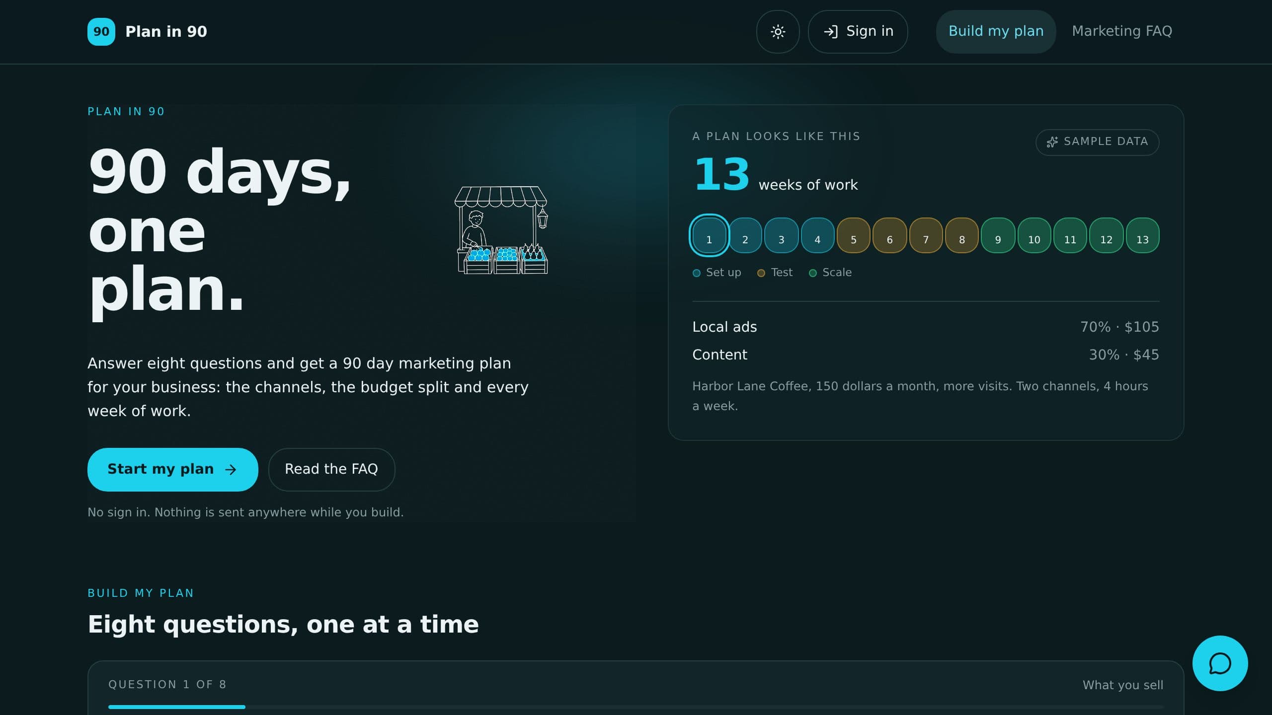Marketing Plan Generator preview