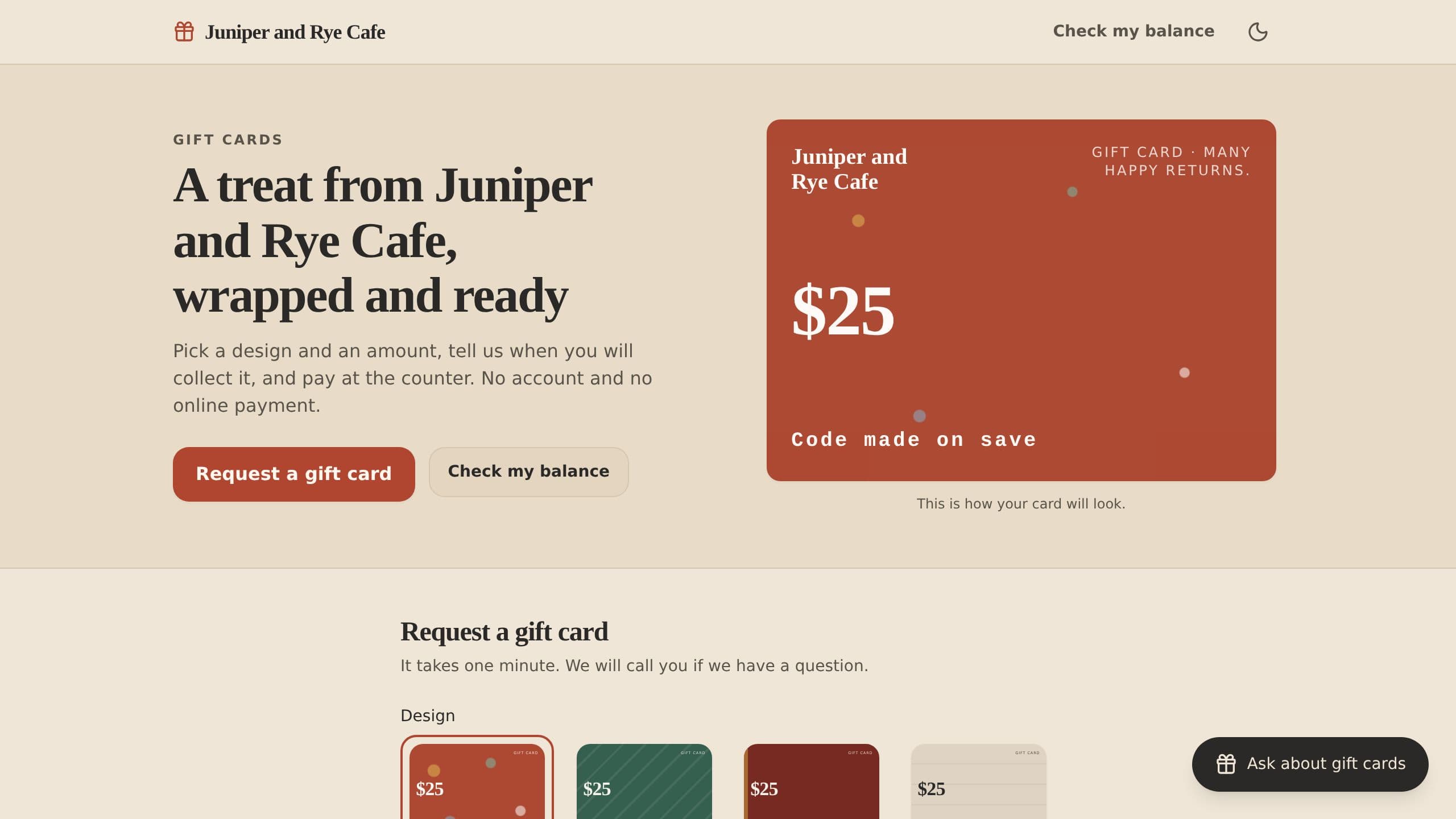 Gift Card Maker preview