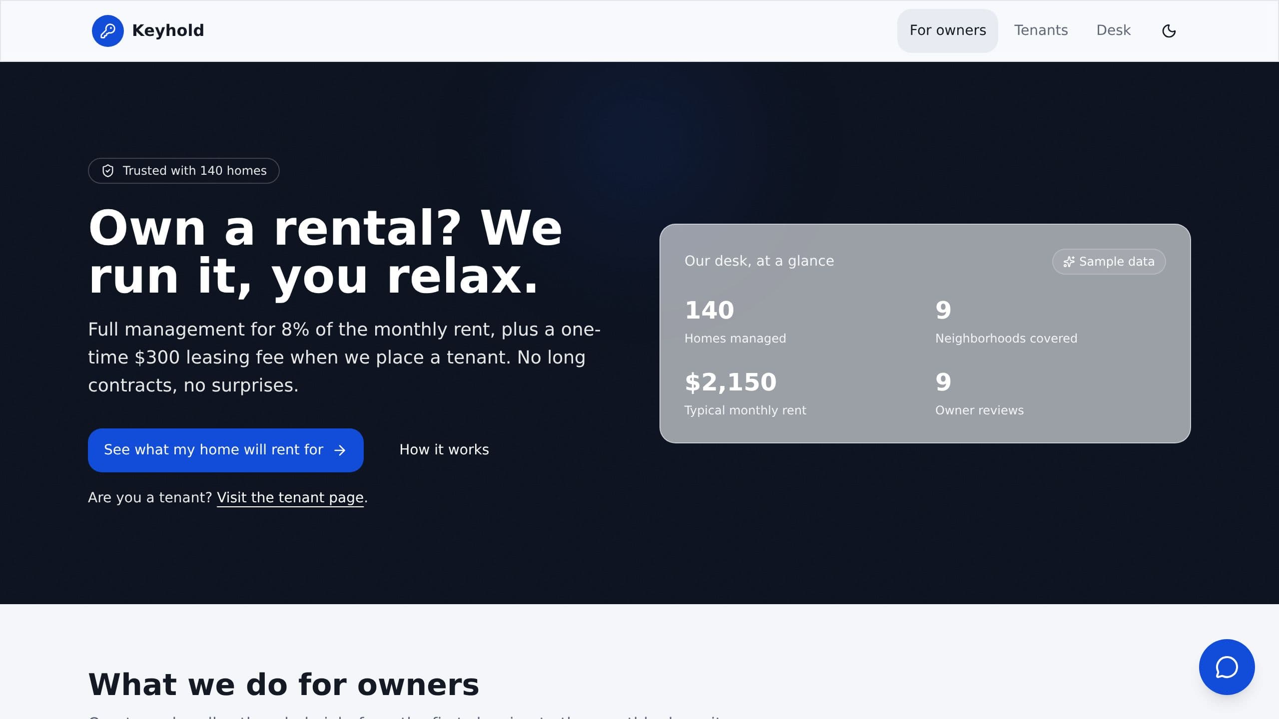 Property Management Website preview